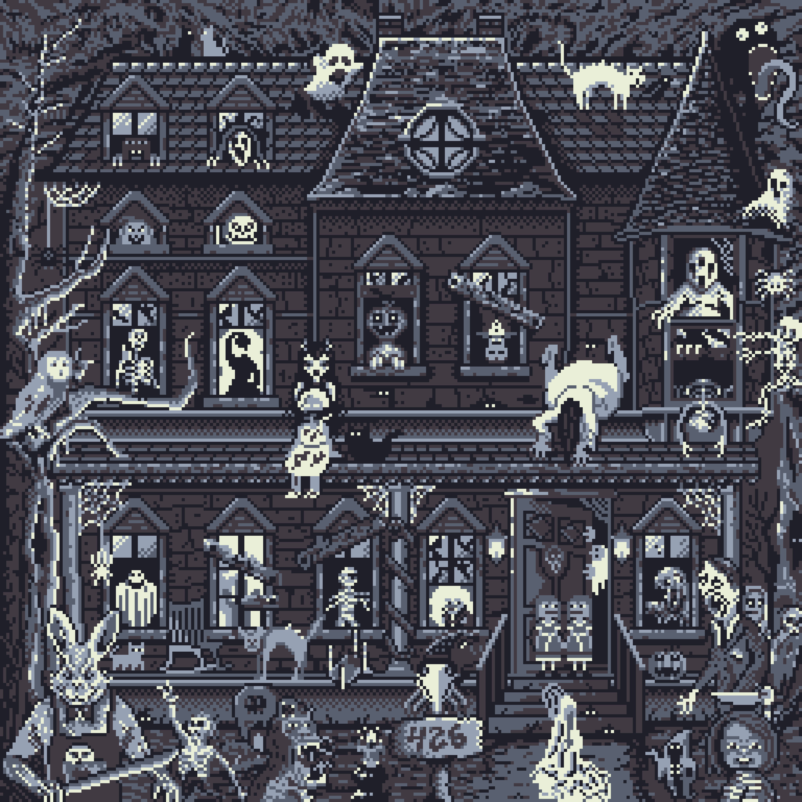 BasePaint Day #426: Haunted House