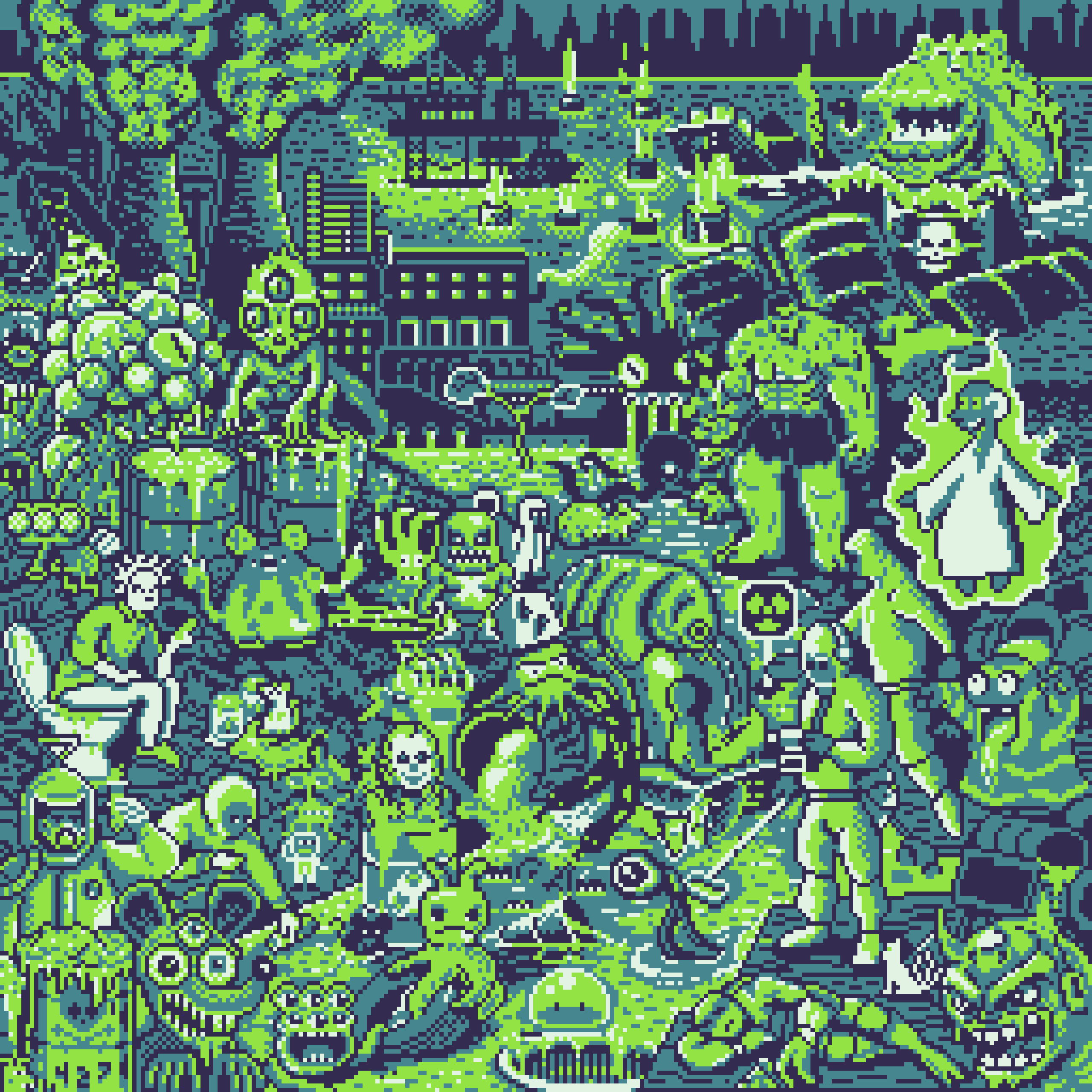 BasePaint Day #427: Toxic Dump ☢️