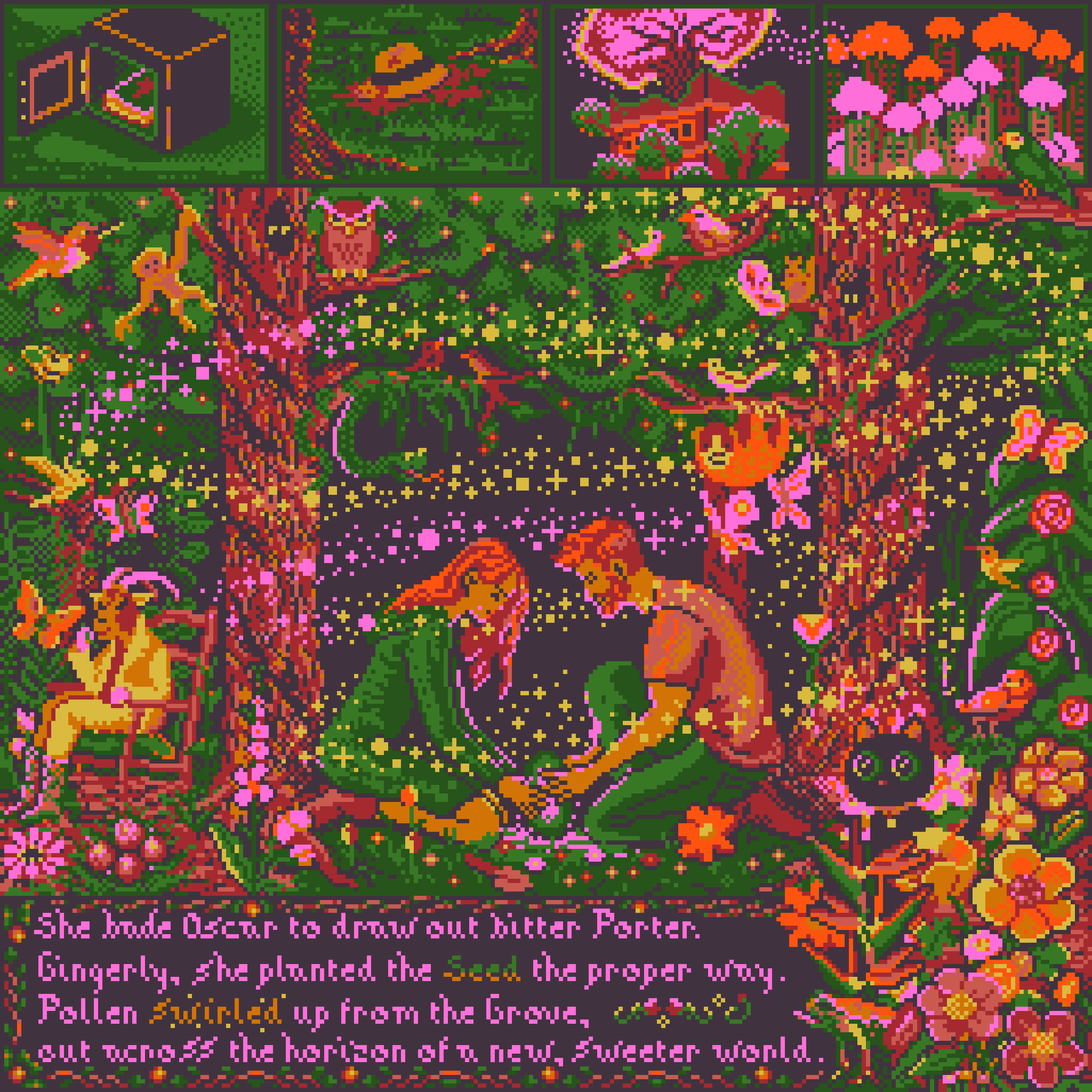 BasePaint Day #437: Olivia's Grove, Page 5