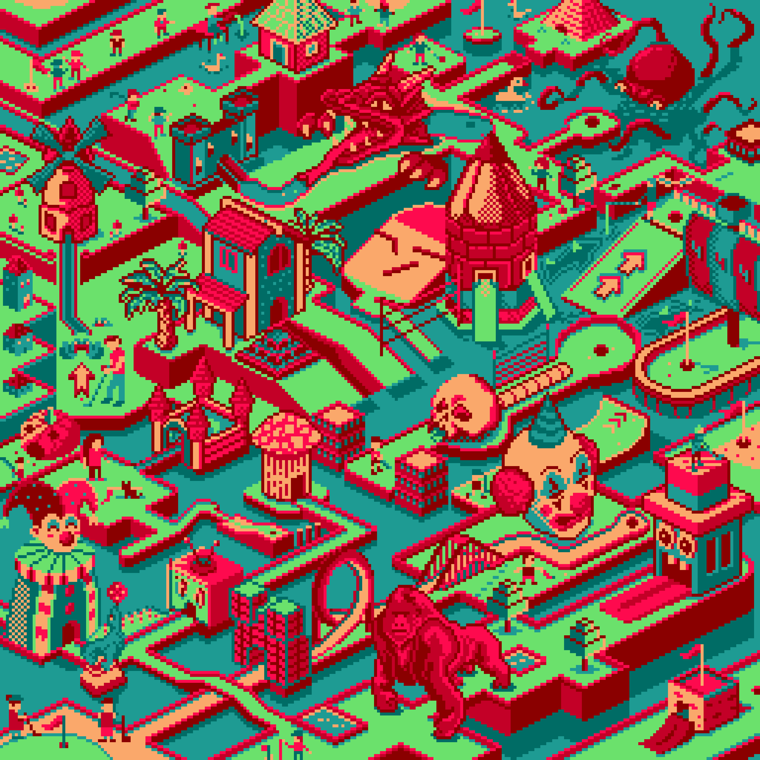 BasePaint Day #444: Mini Golf!