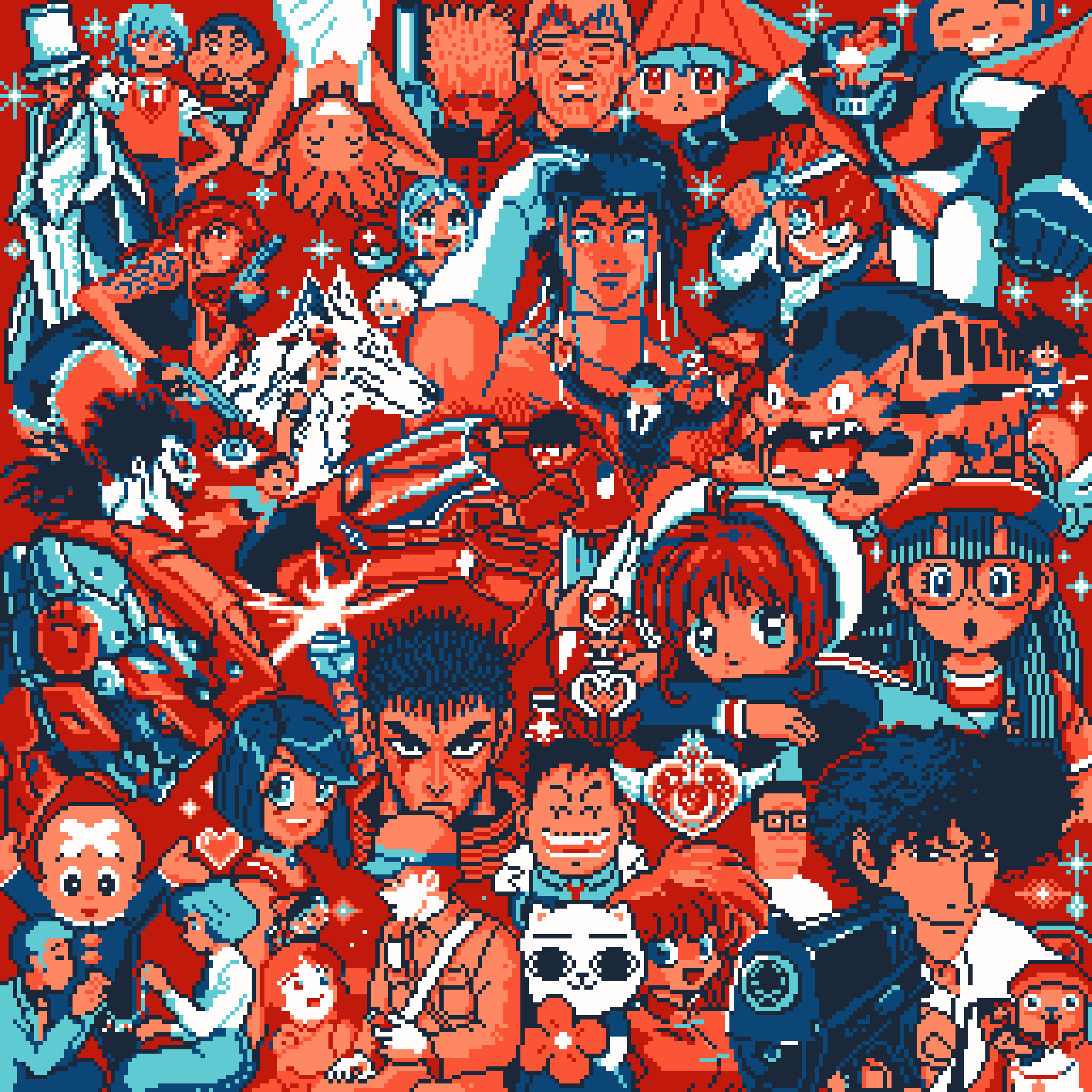 BasePaint Day #447: Retro Anime