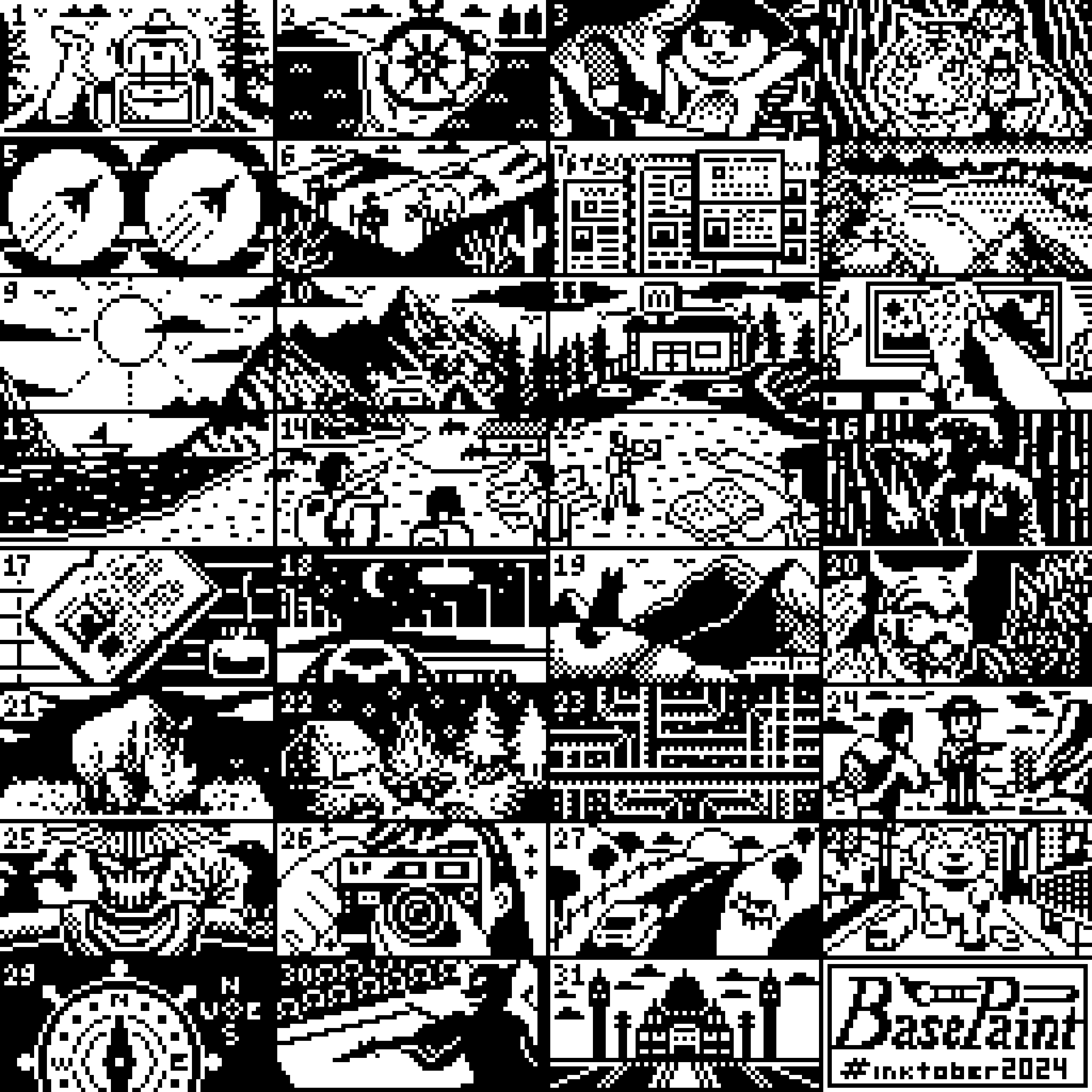 BasePaint Day #449: #Inktober2024