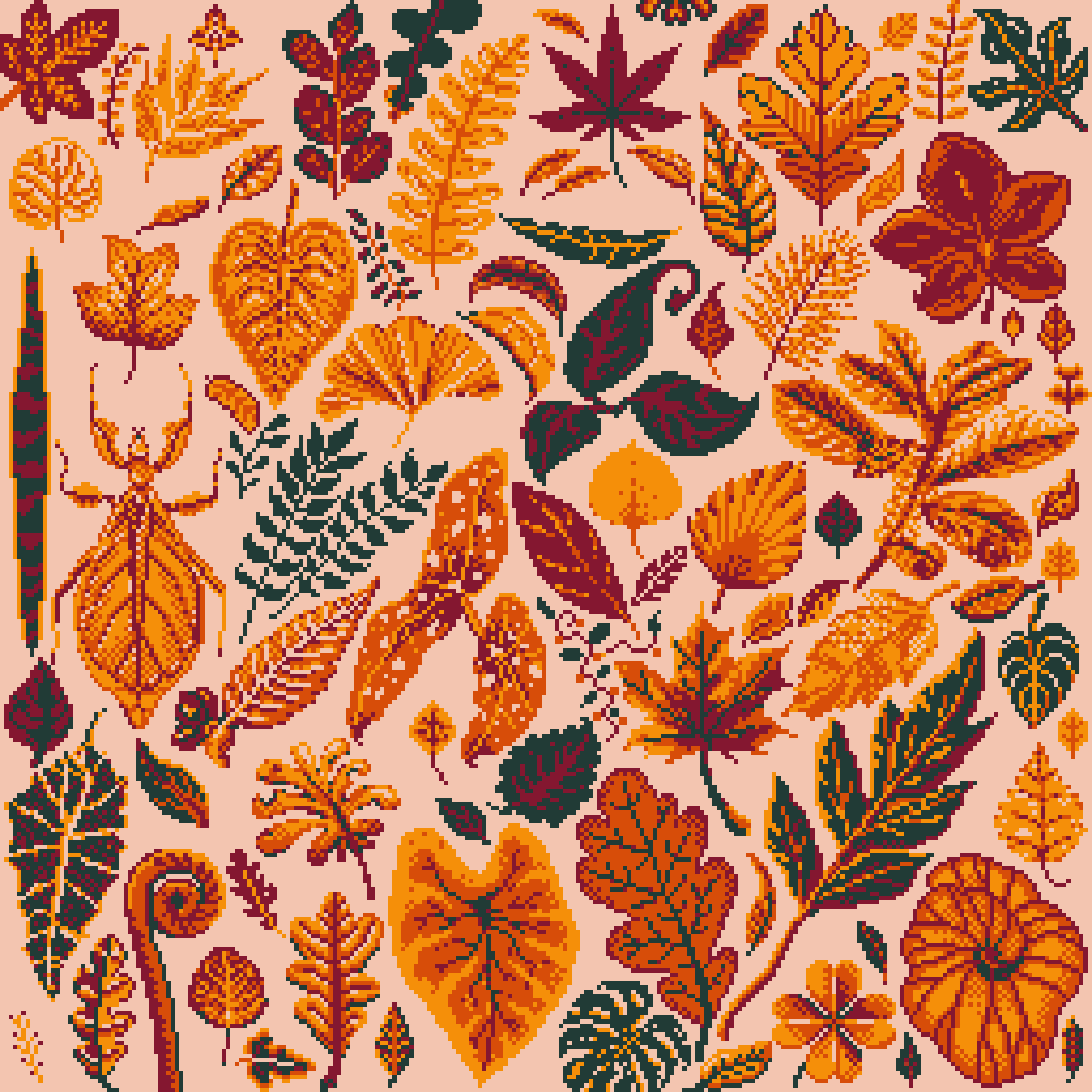 BasePaint Day #454: Leaf Collection