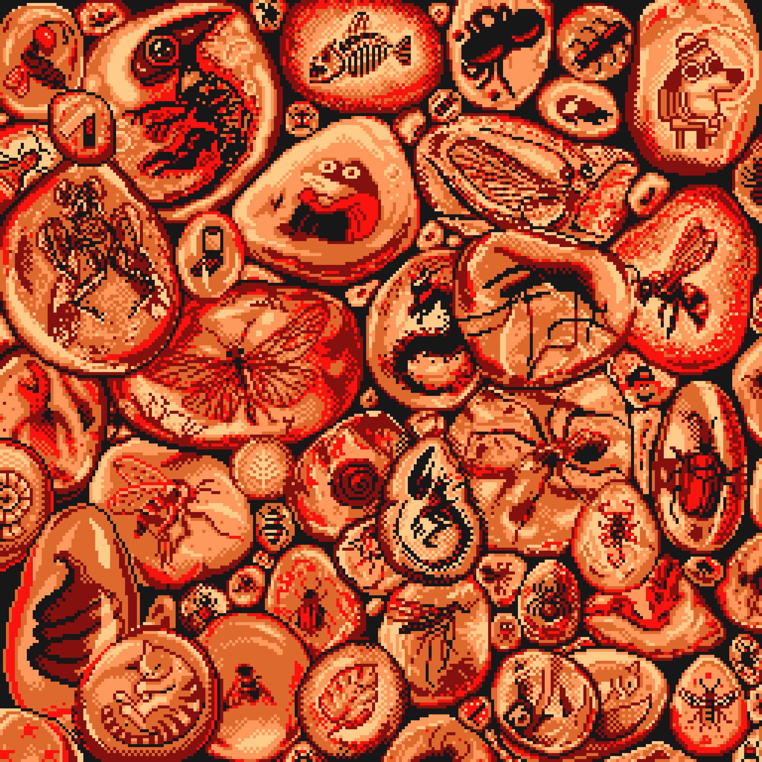 BasePaint Day #462: Amber Fossils