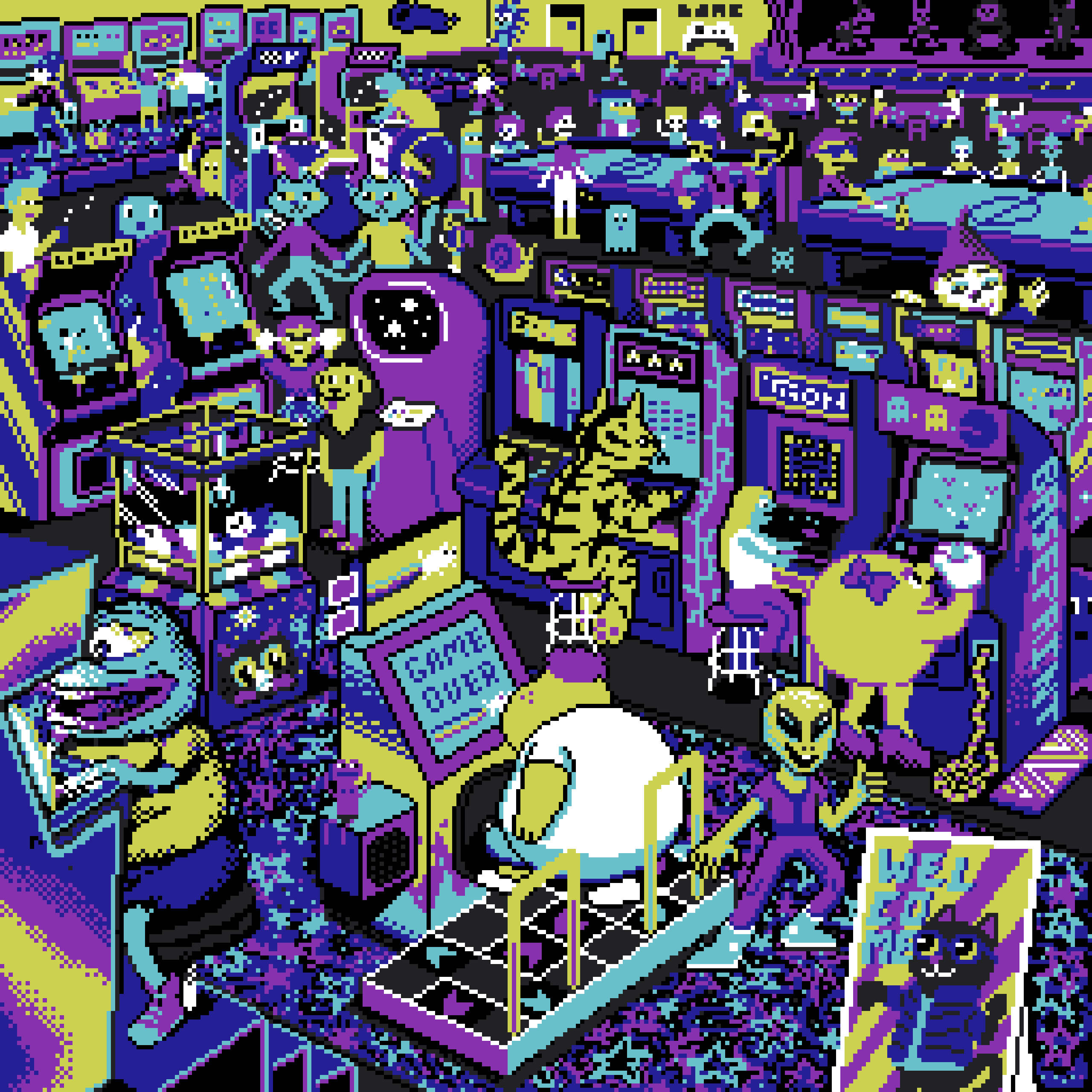 BasePaint Day #471: BasePaint Arcade