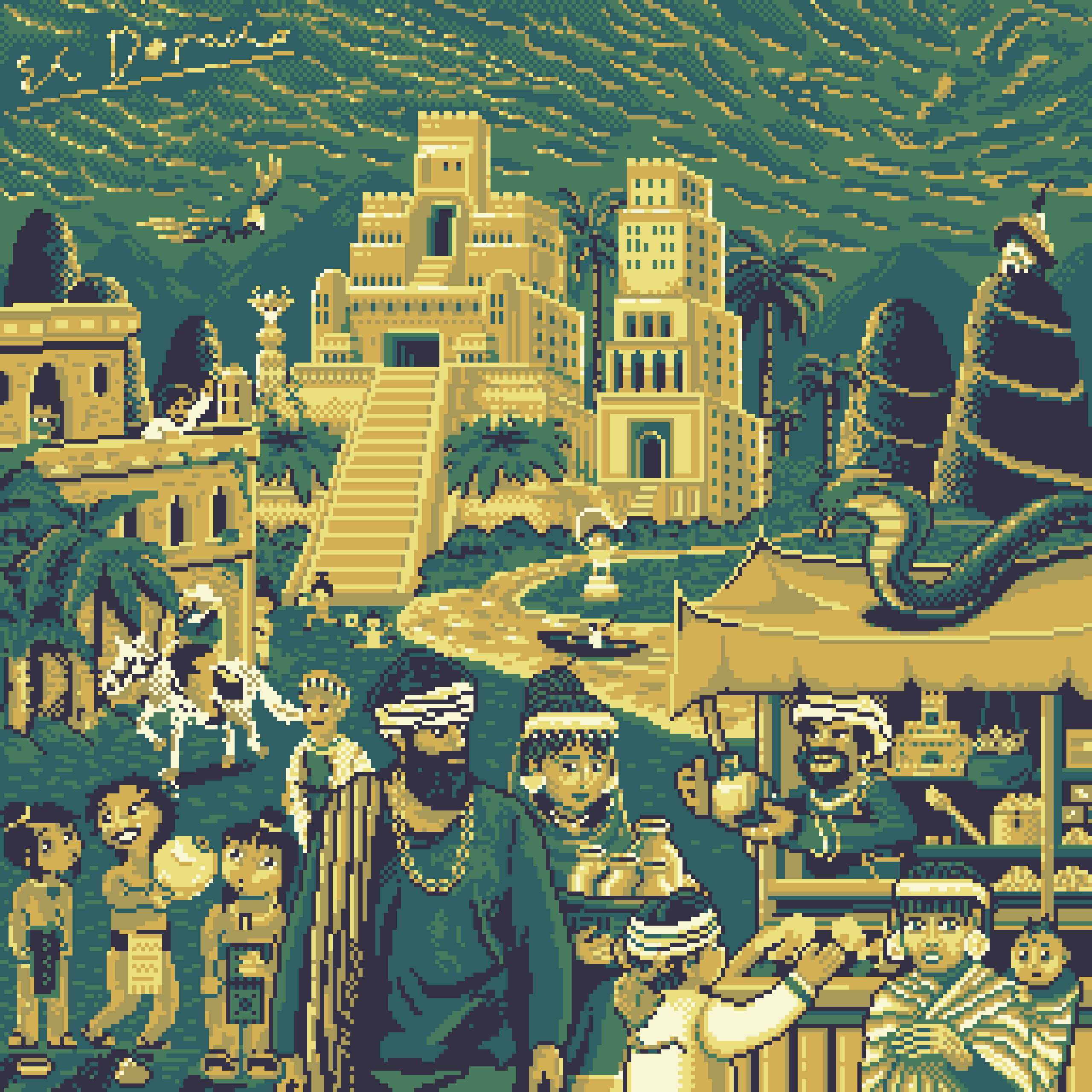 BasePaint Day #473: El Dorado: The City of Gold