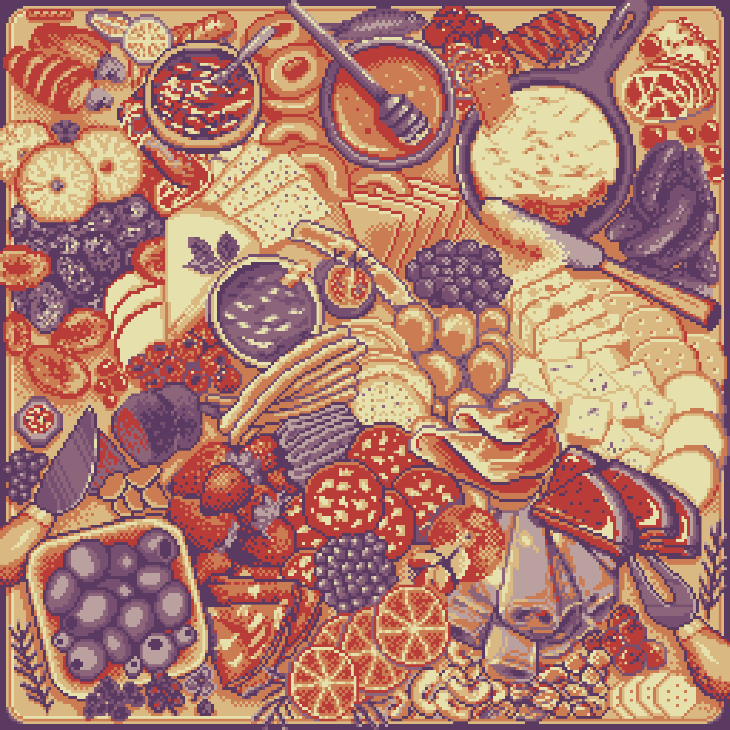 BasePaint Day #476: Charcuterie Board