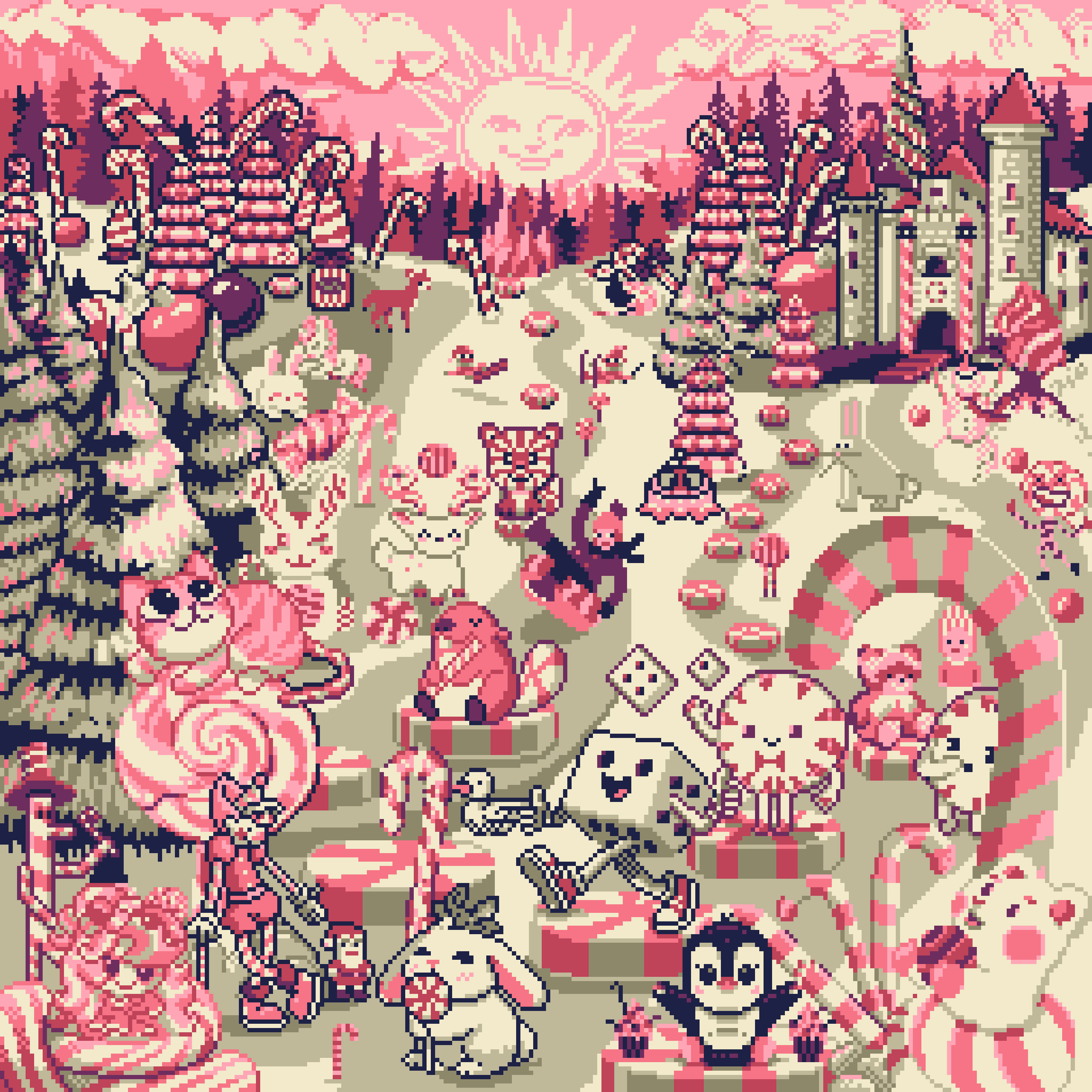 BasePaint Day #483: Peppermint Forest