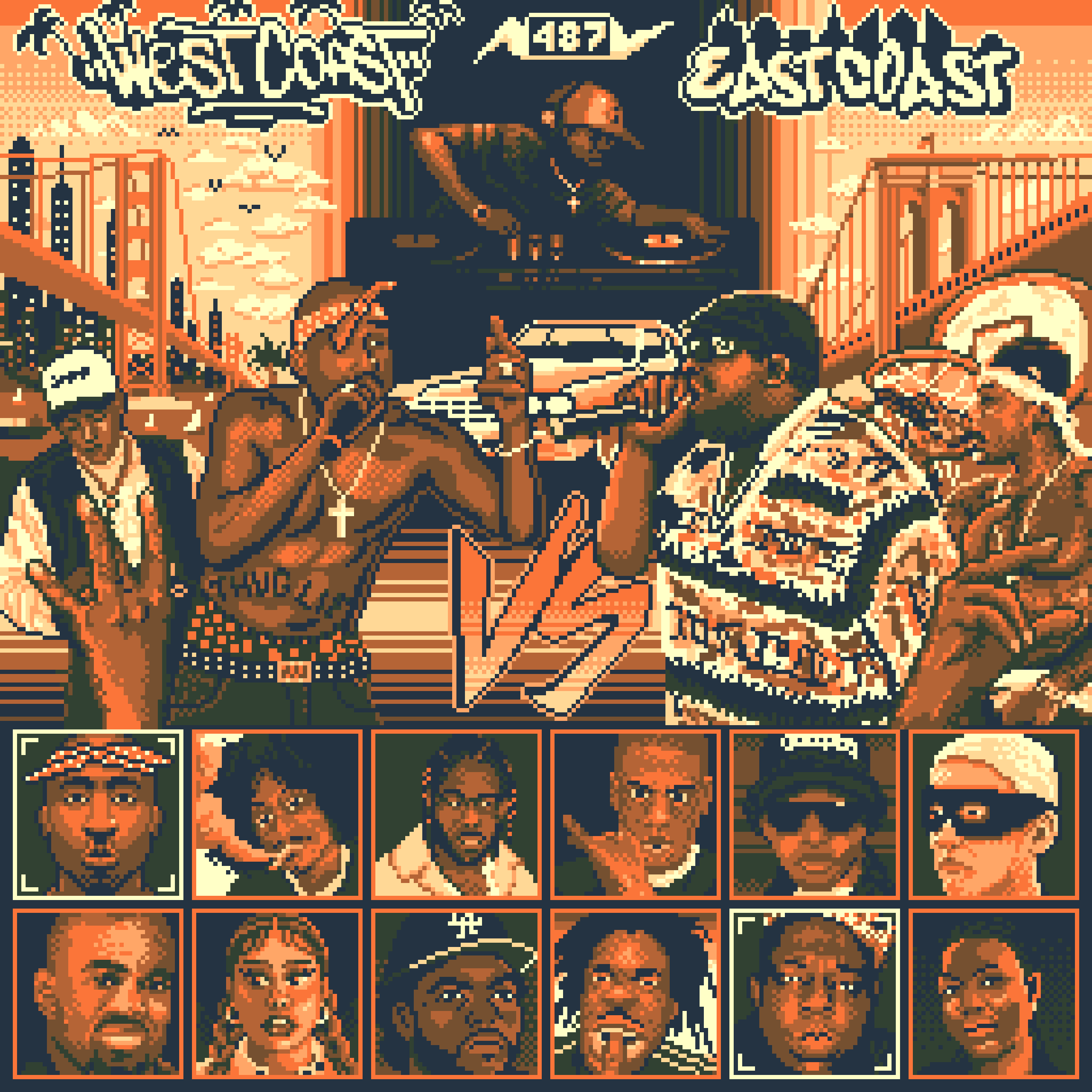 BasePaint Day #487: Rap Battle