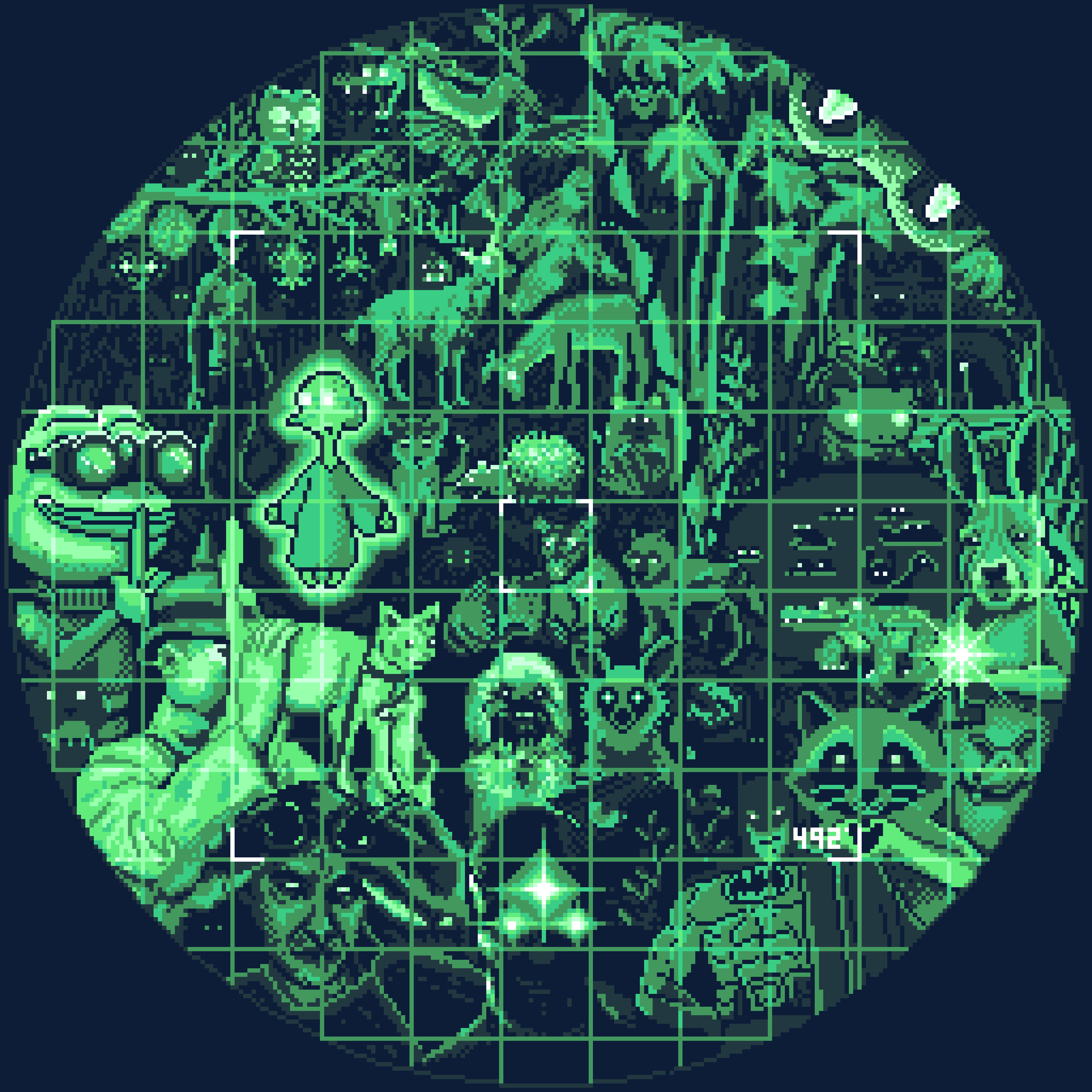 BasePaint Day #492: Night Vision