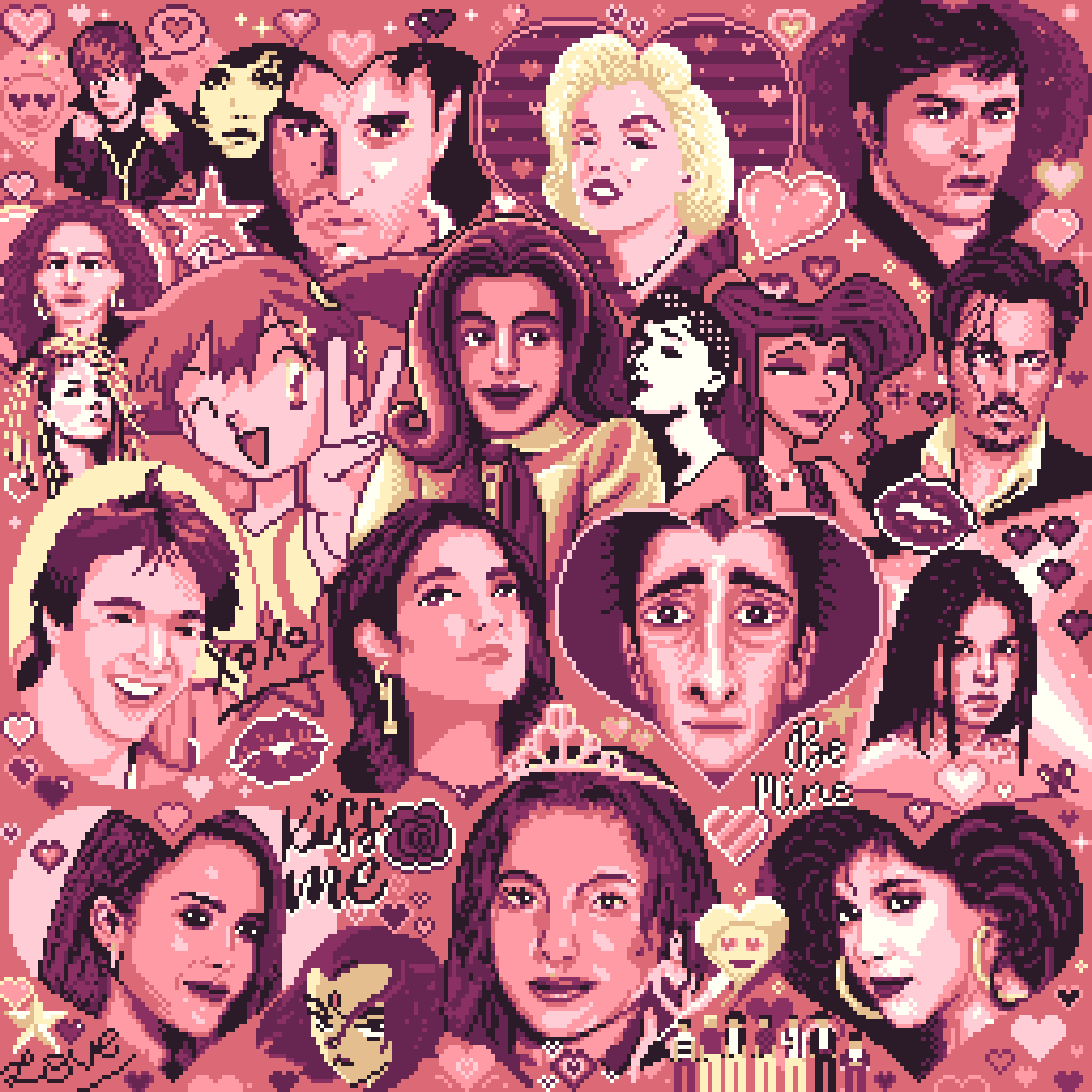 BasePaint Day #499: Your First Celebrity Crush