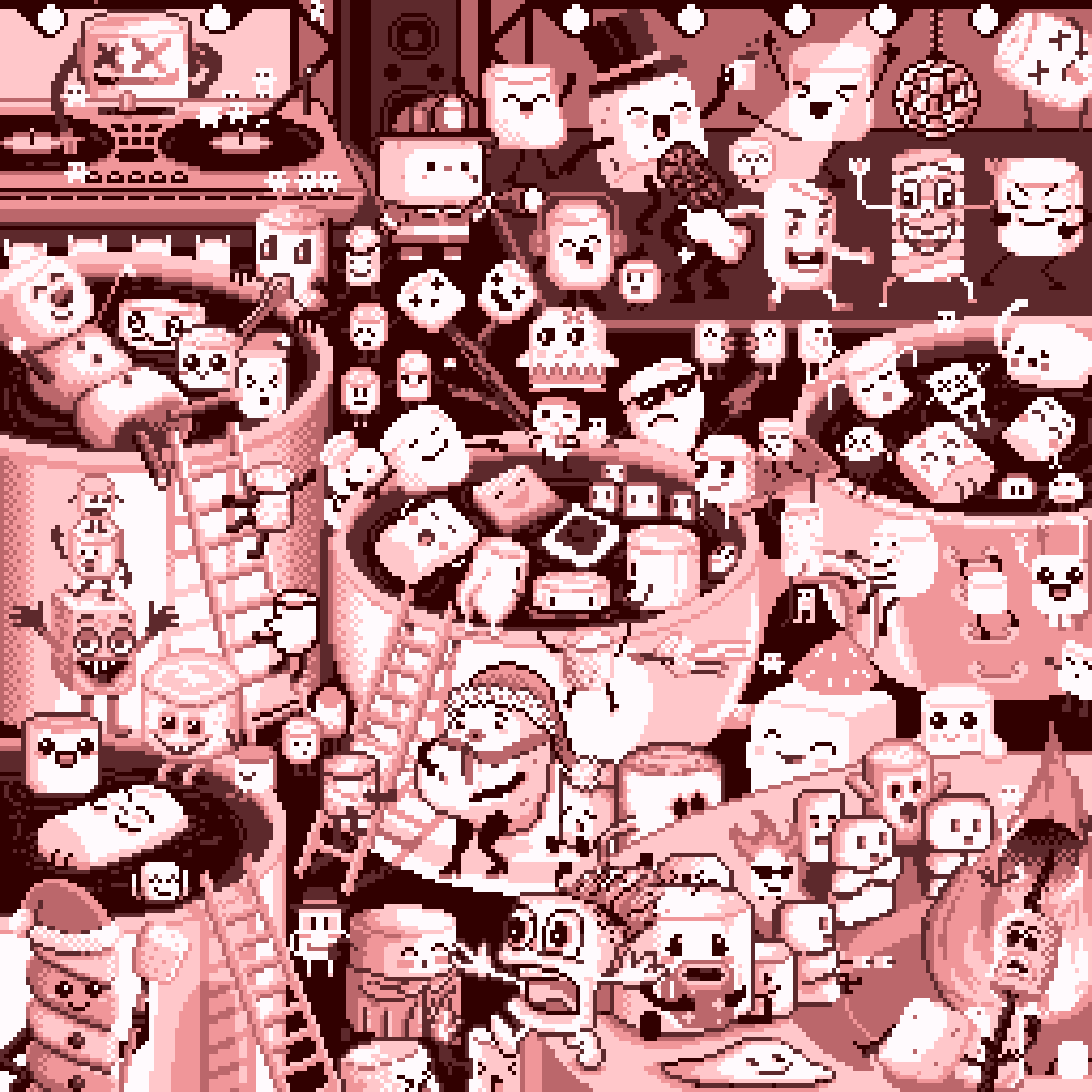 BasePaint Day #501: The Secret Life of Marshmallows