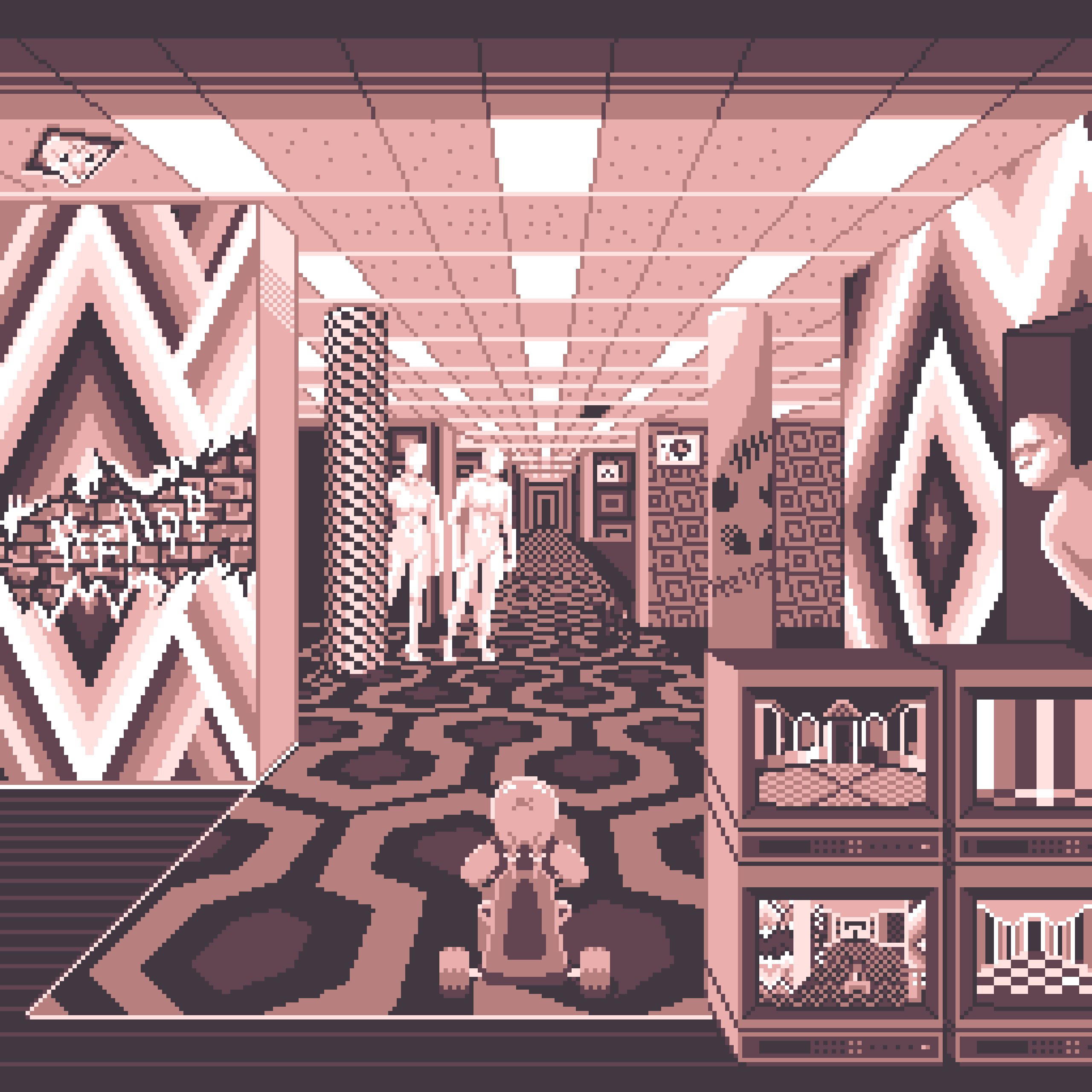 BasePaint Day #507: The Backrooms