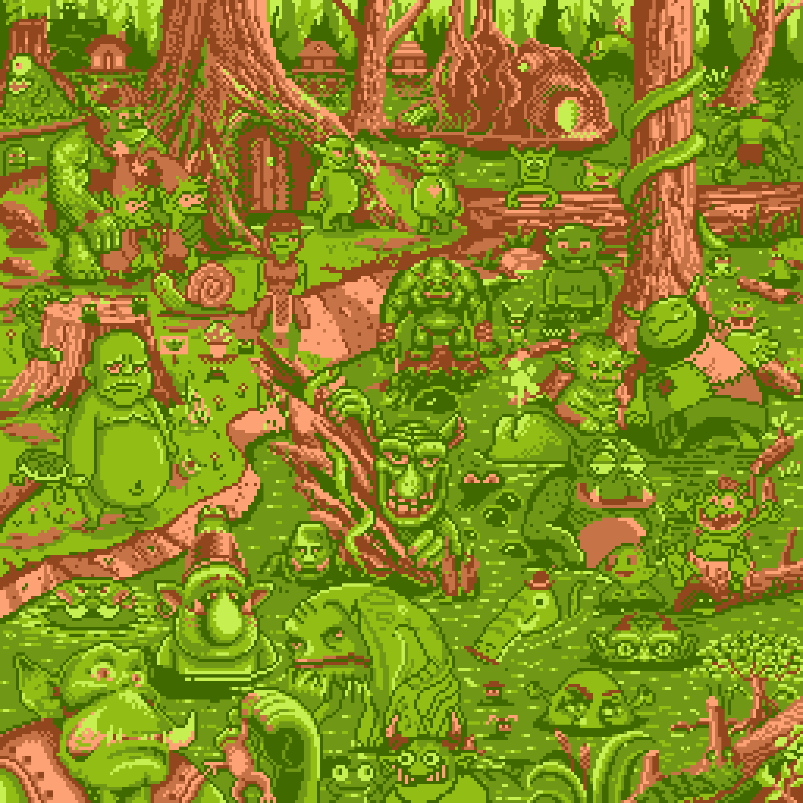 BasePaint Day #510: Ogre Swamp