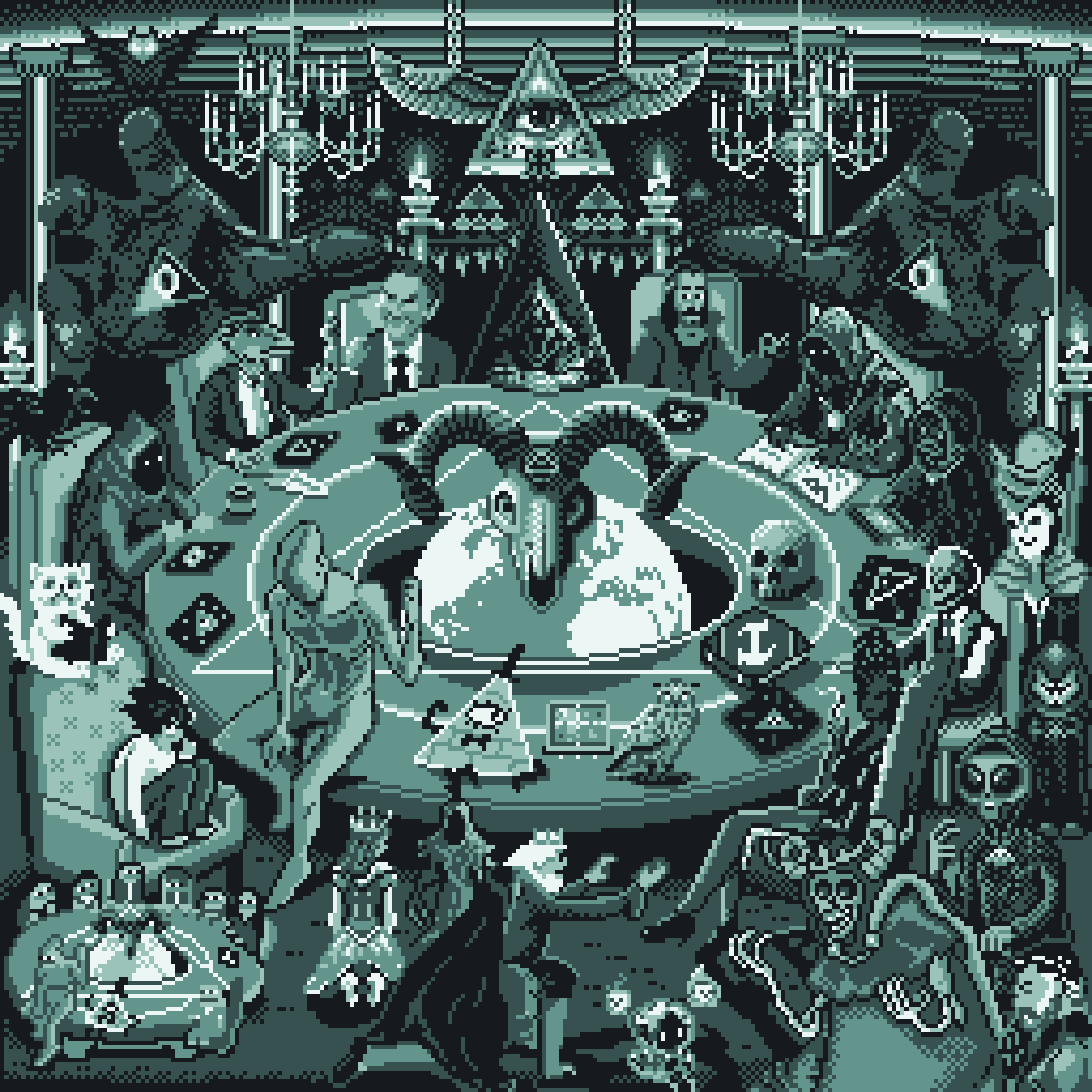 BasePaint Day #515: Illuminati