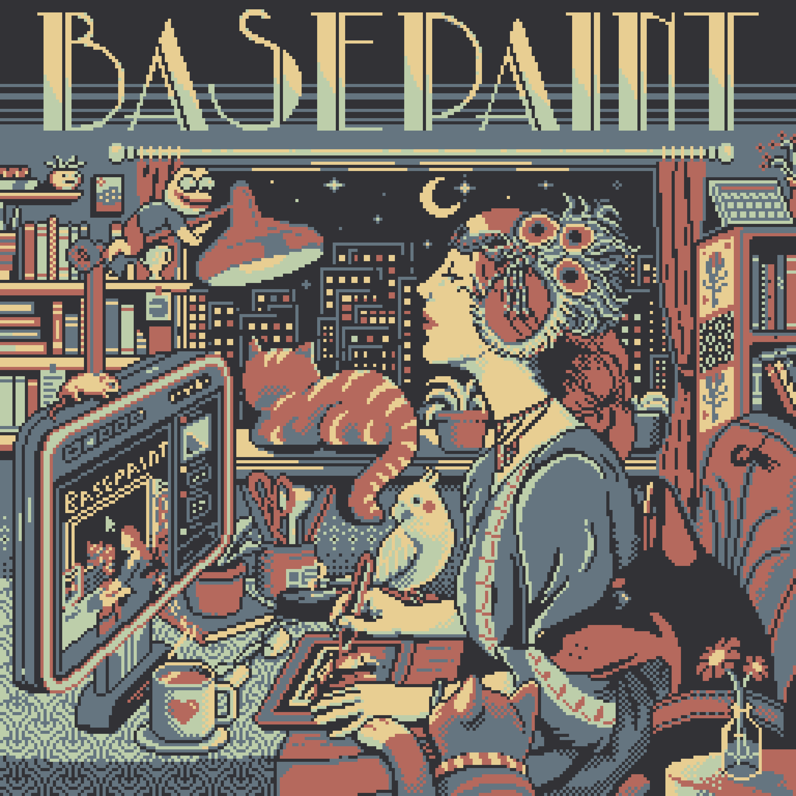 BasePaint Day #521: Art Deco Poster