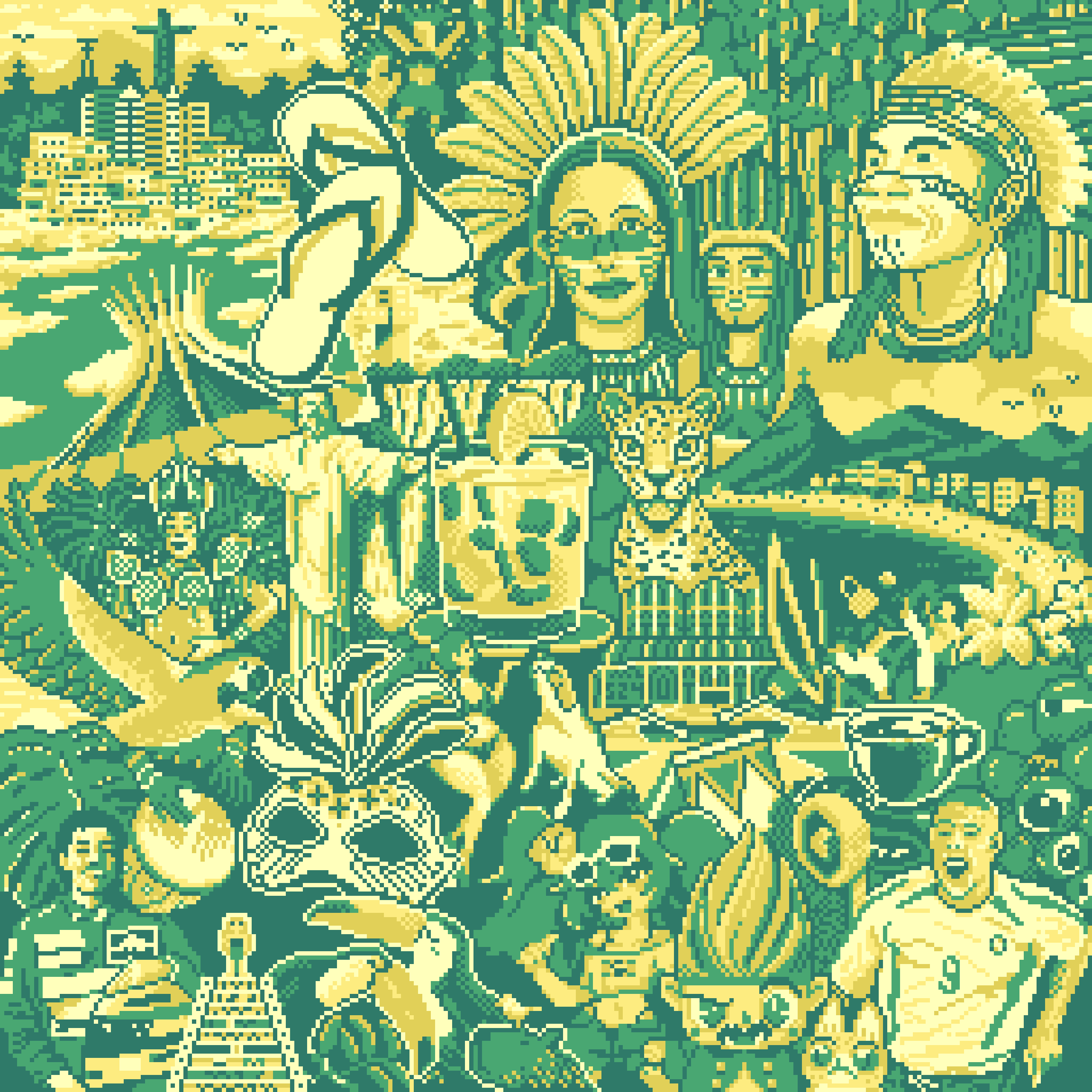 BasePaint Day #524: Brasil 🇧🇷