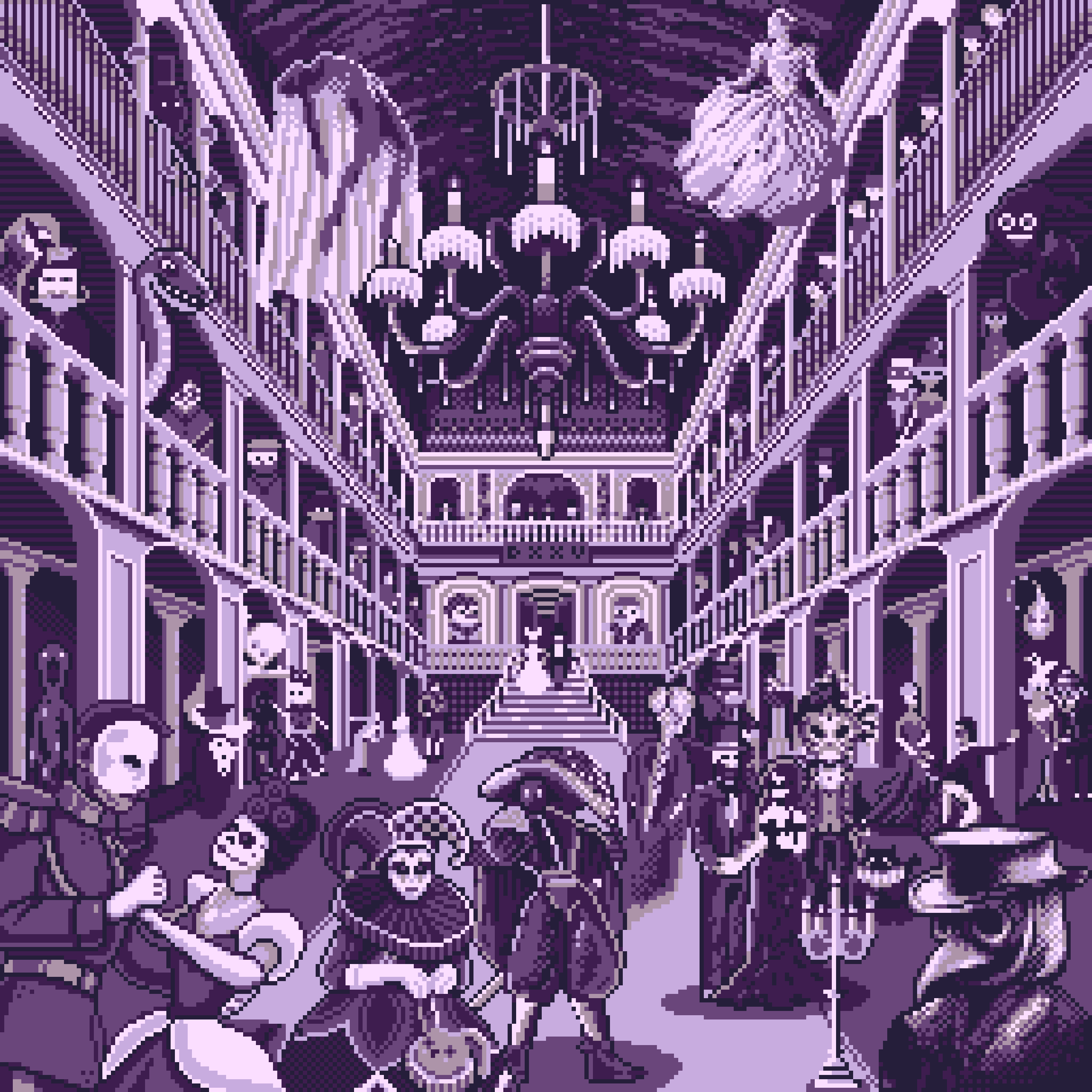 BasePaint Day #525: Phantom Masquerade Ball