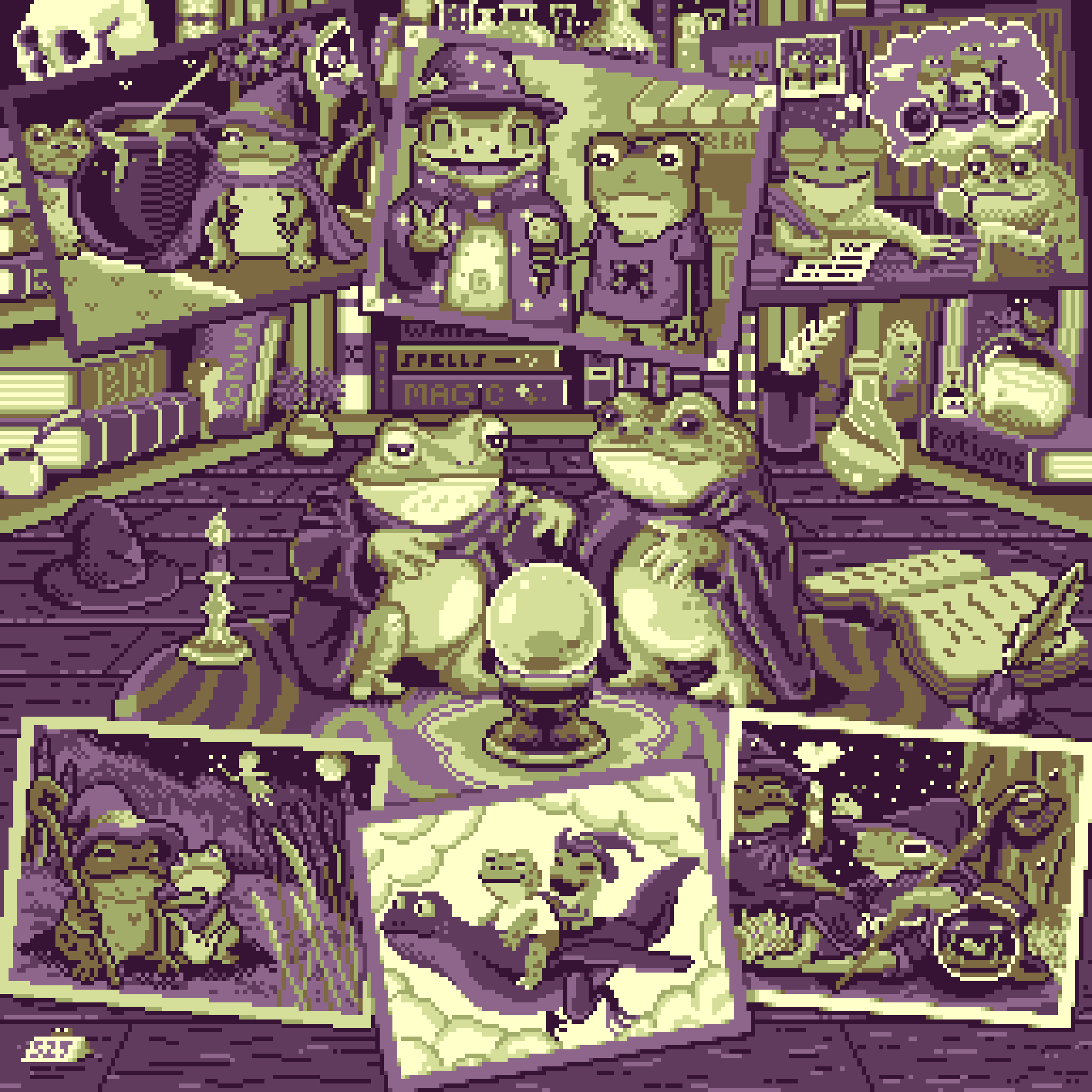 BasePaint Day #529: Toad and Frog: Friendship Magic