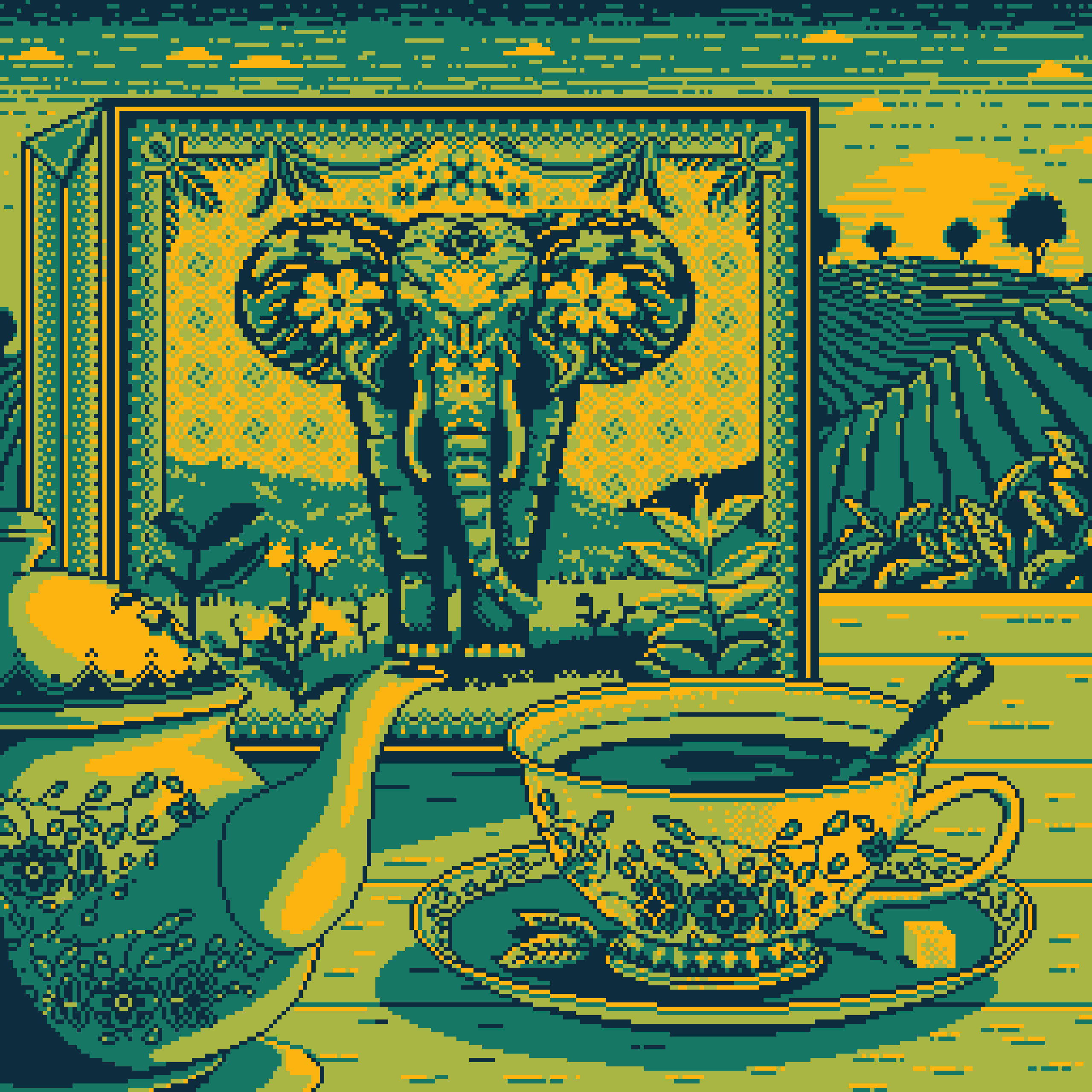 BasePaint Day #537: Green Tea