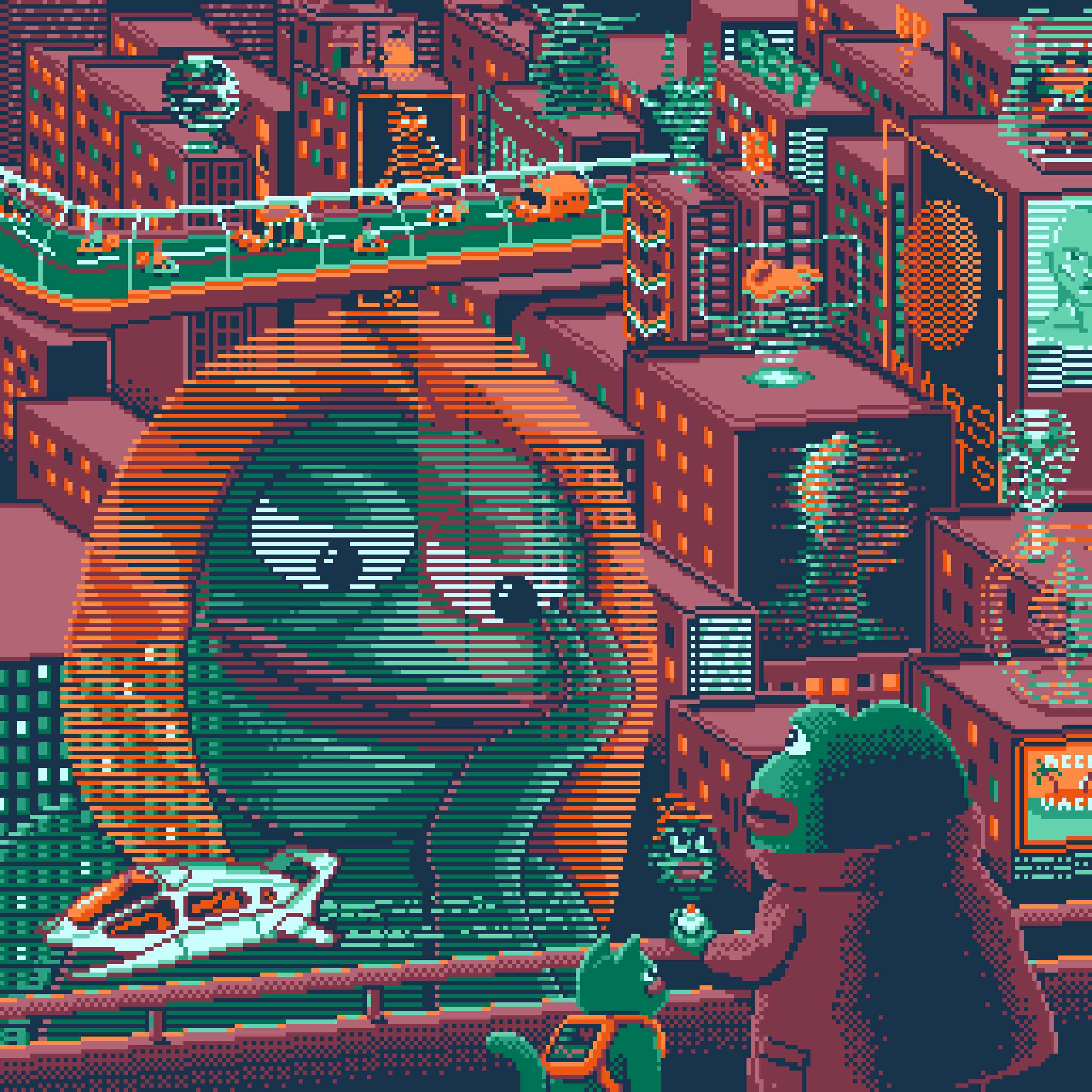 BasePaint Day #557: Holograms