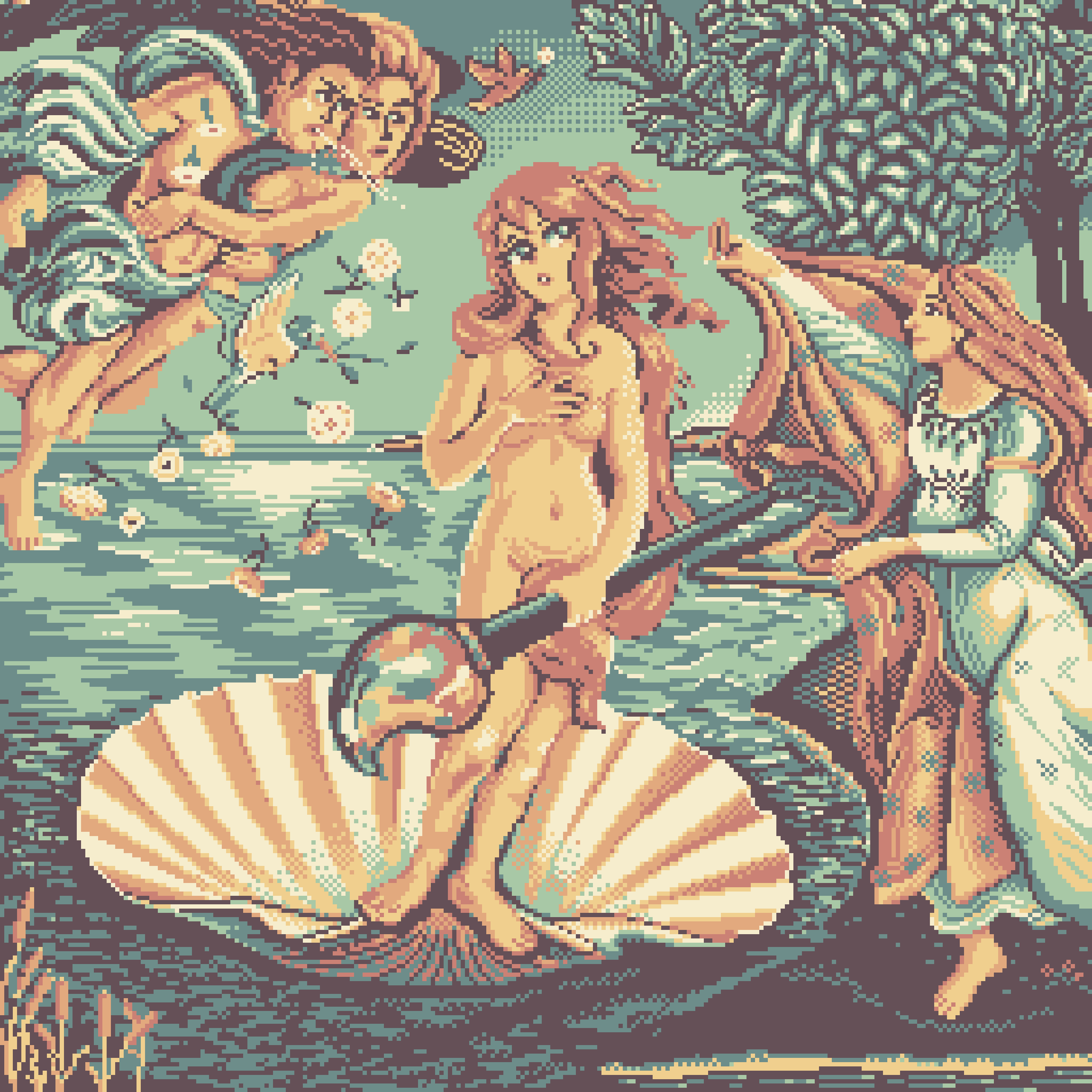 BasePaint Day #567: The Birth of Venus