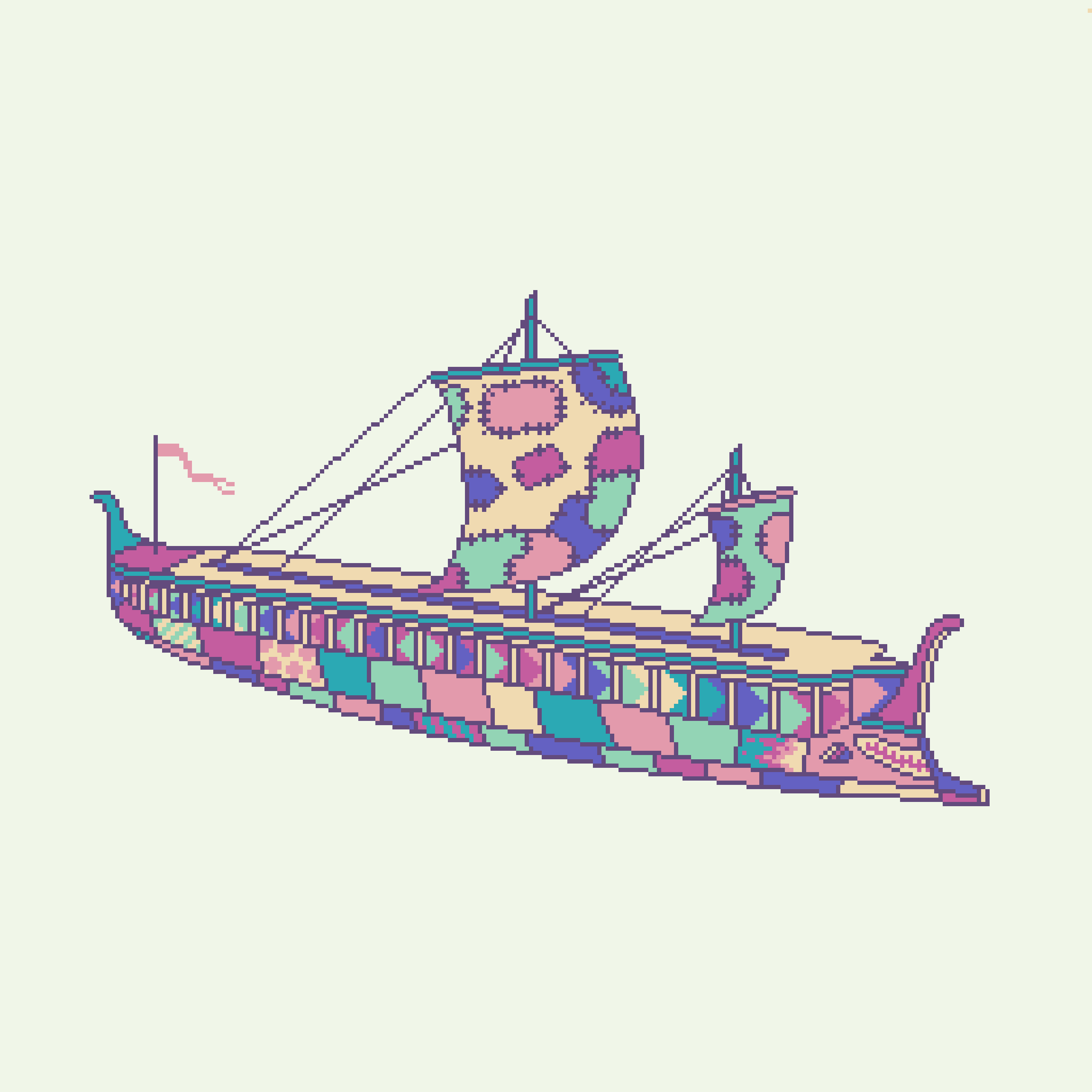 BasePaint Day #569: Ship of Theseus