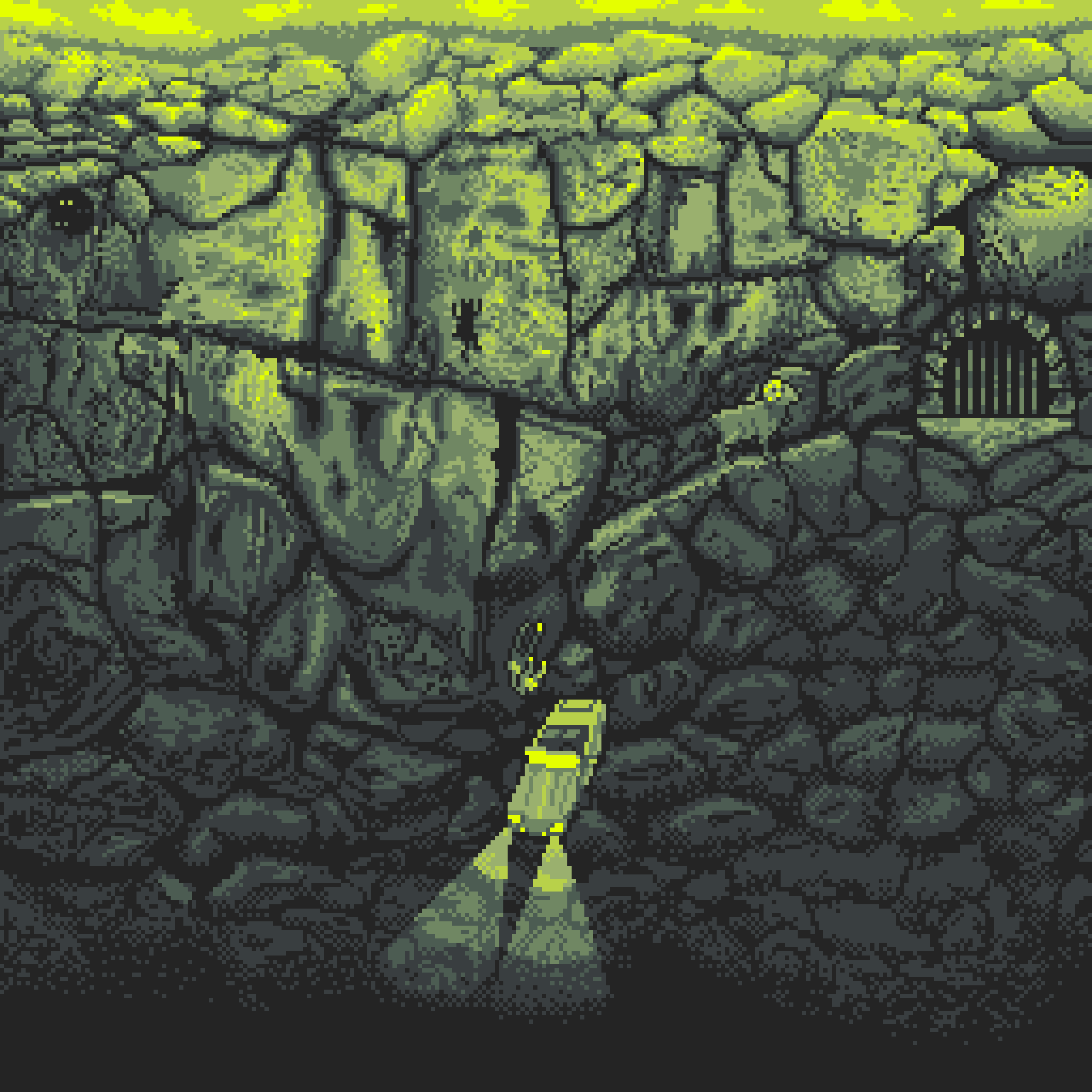 BasePaint Day #607: Falling off a cliff