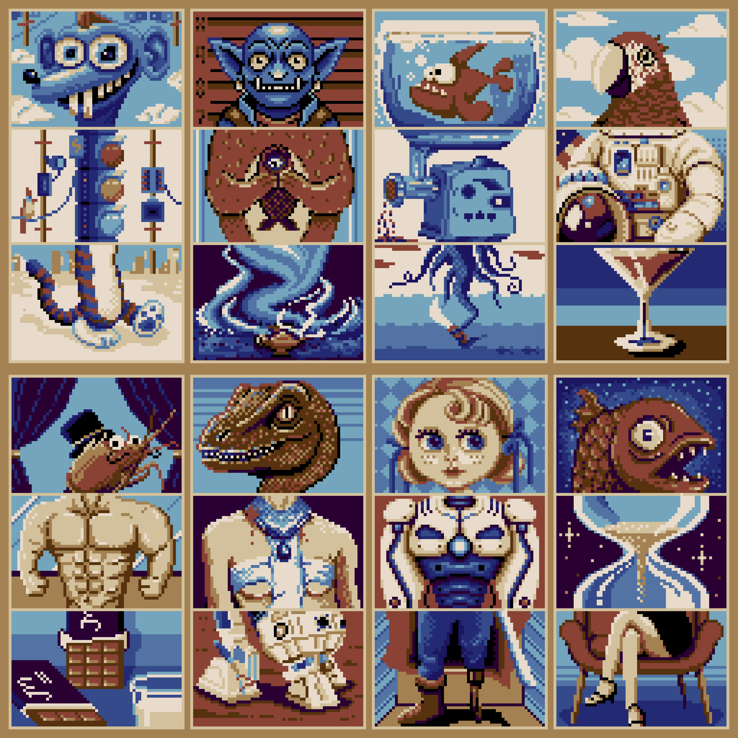 BasePaint Day #619: Exquisite Corpse