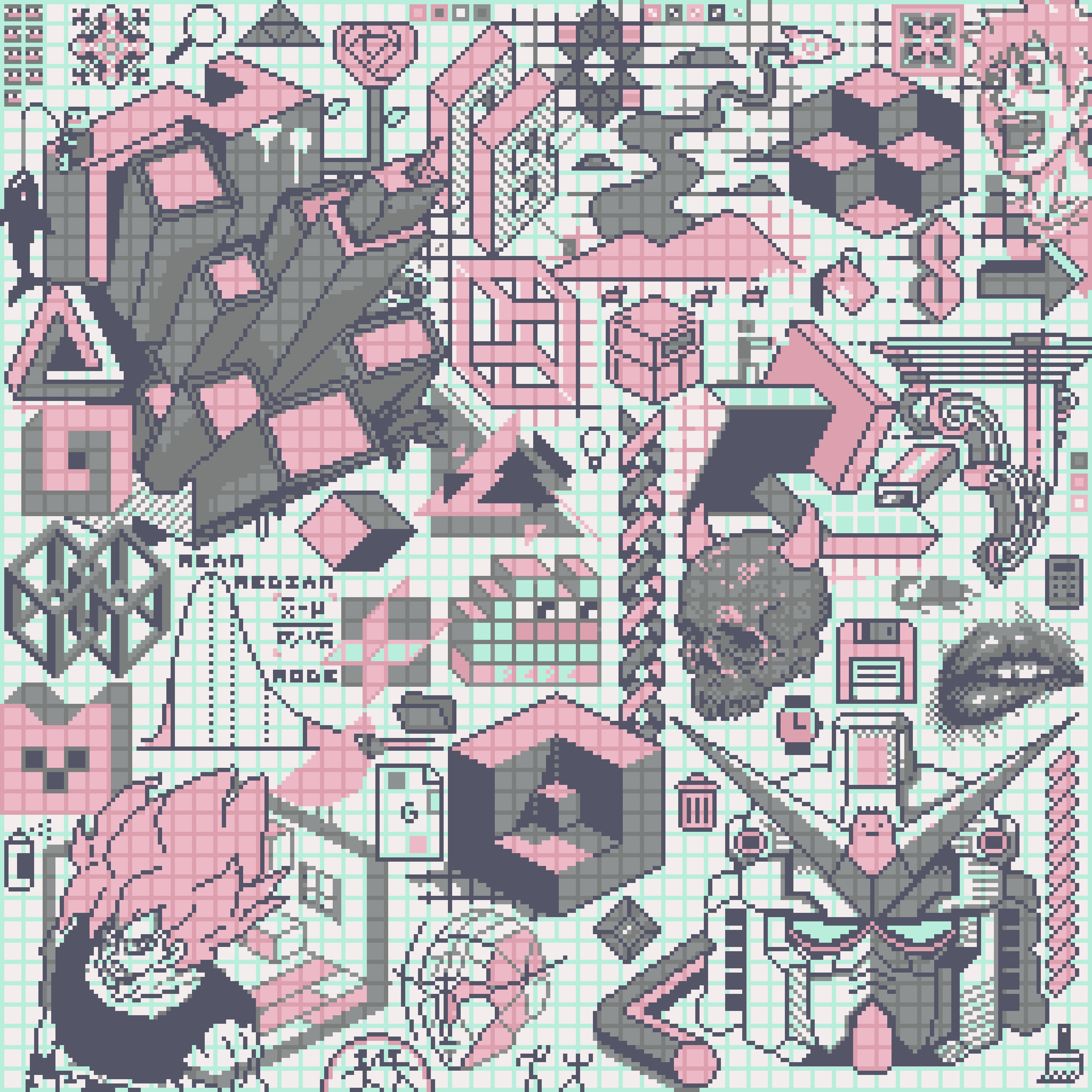 BasePaint Day #627: Graph Paper