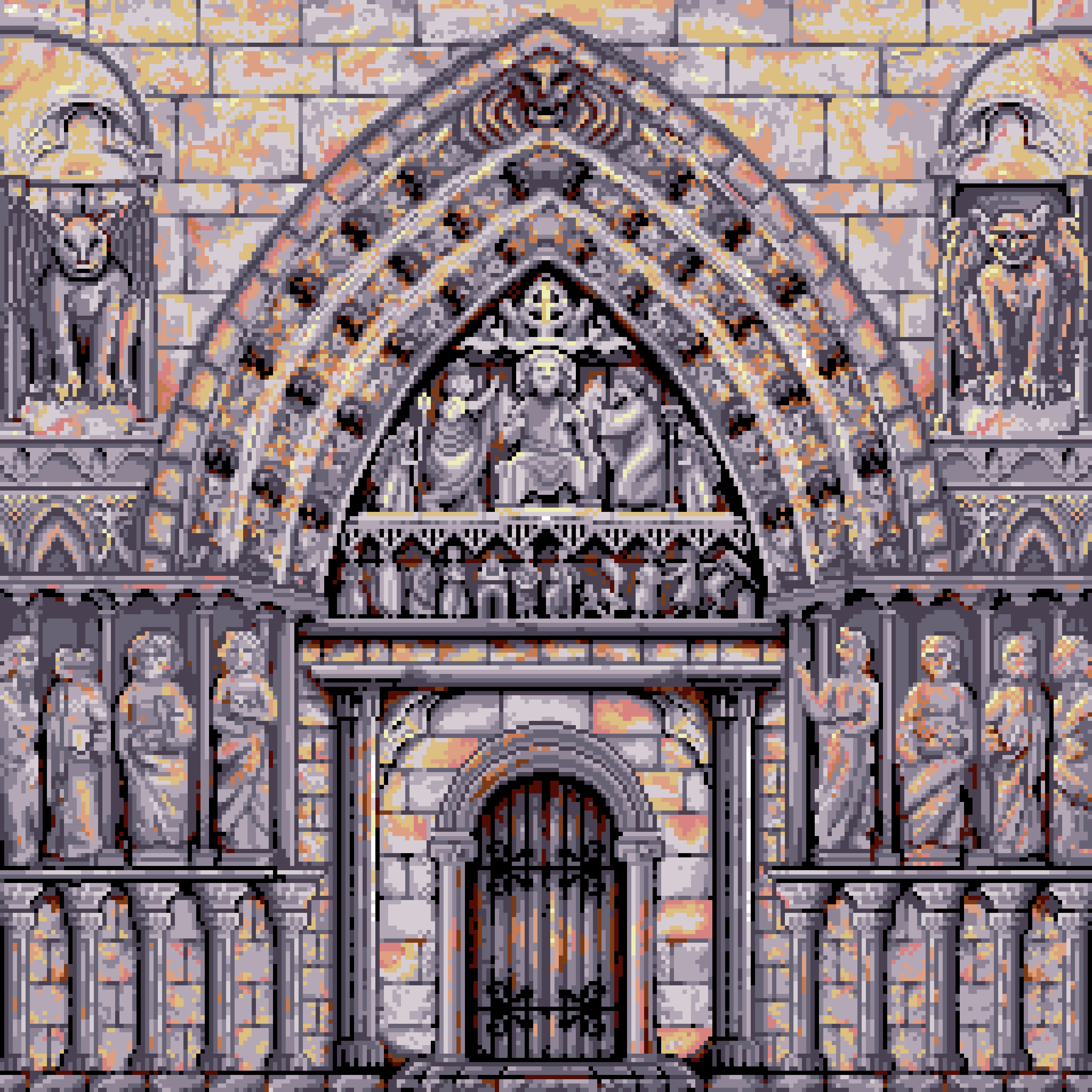 BasePaint Day #655: Gothic Temple