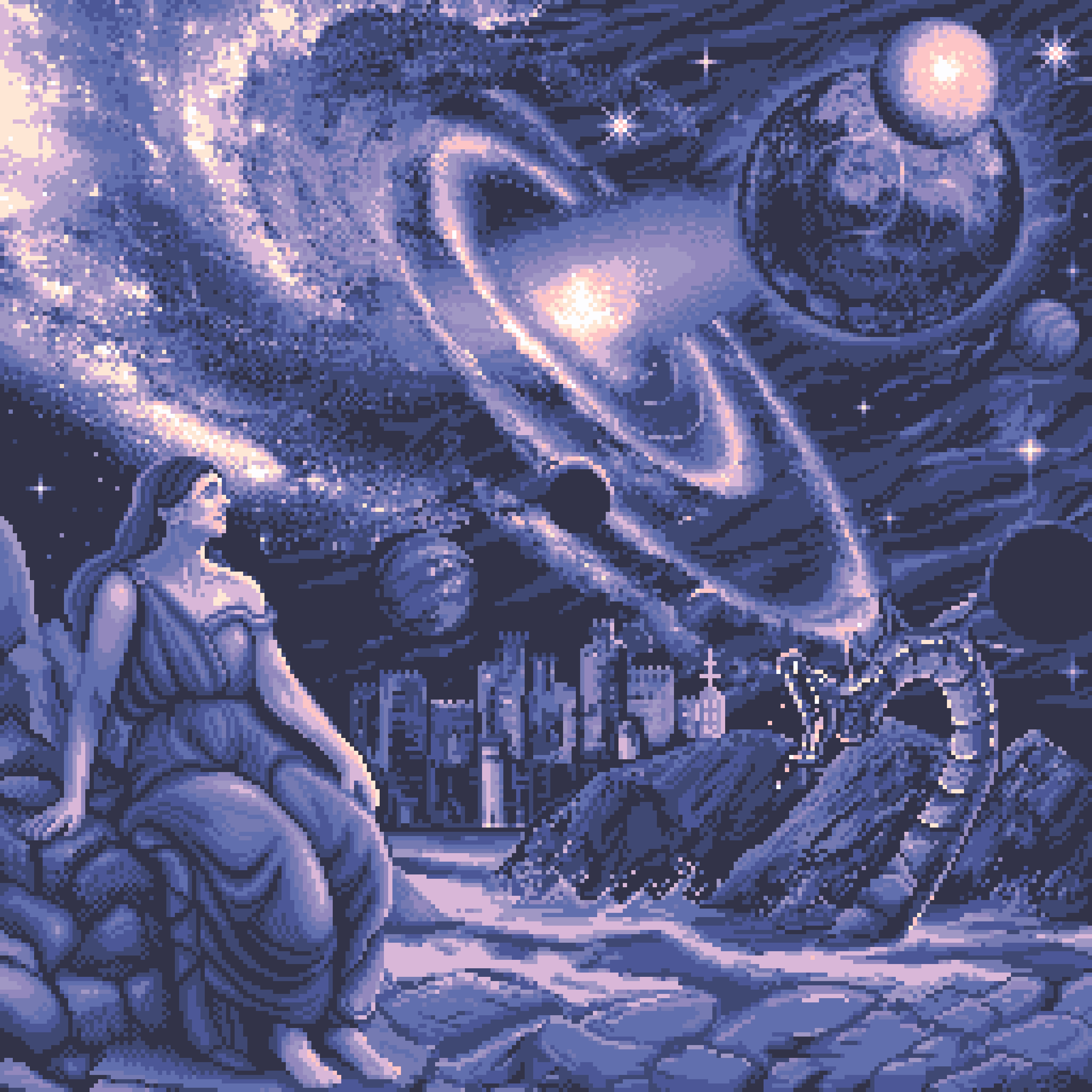 BasePaint Day #660: Andromeda´s Daydream