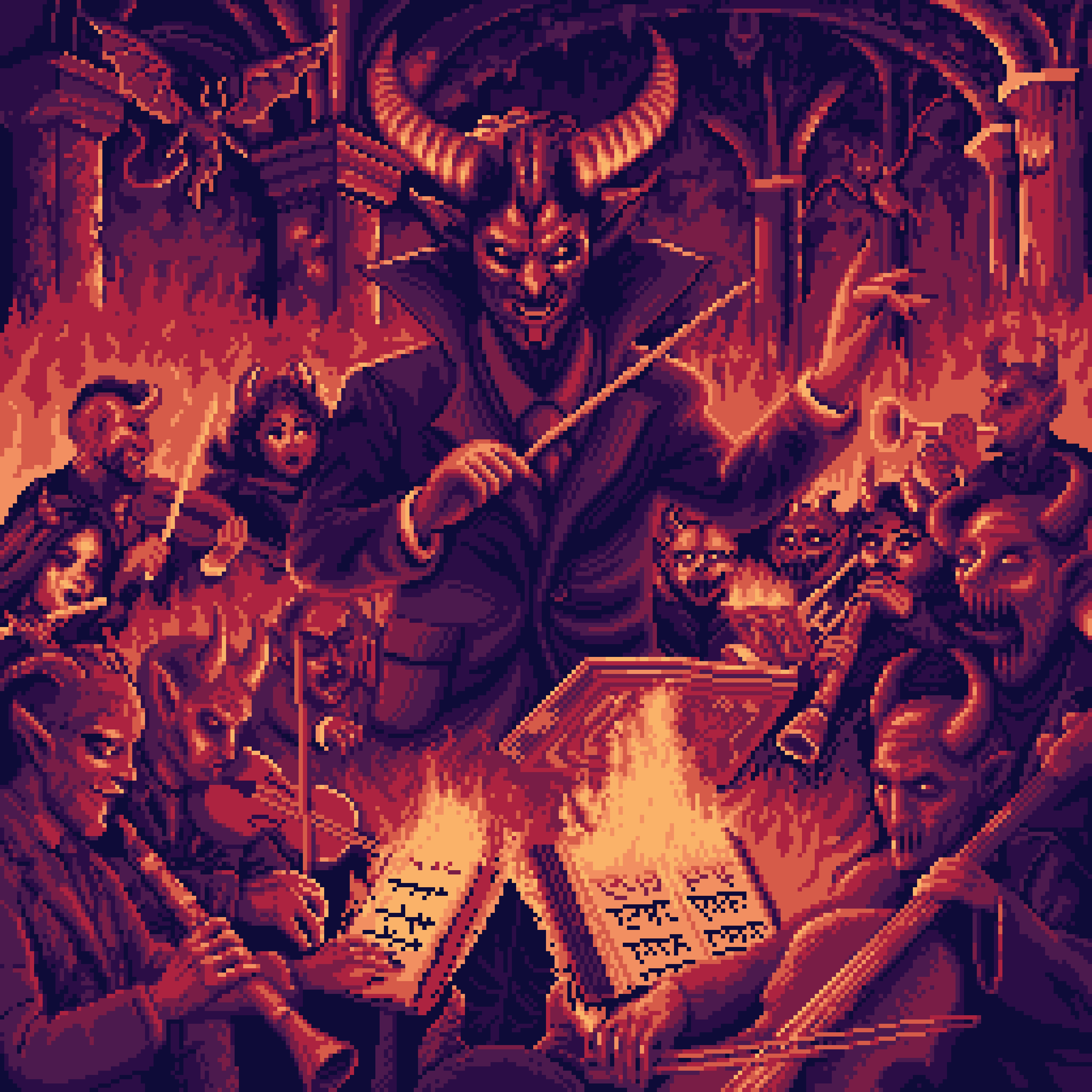 BasePaint Day #666: The Devil is in the Details