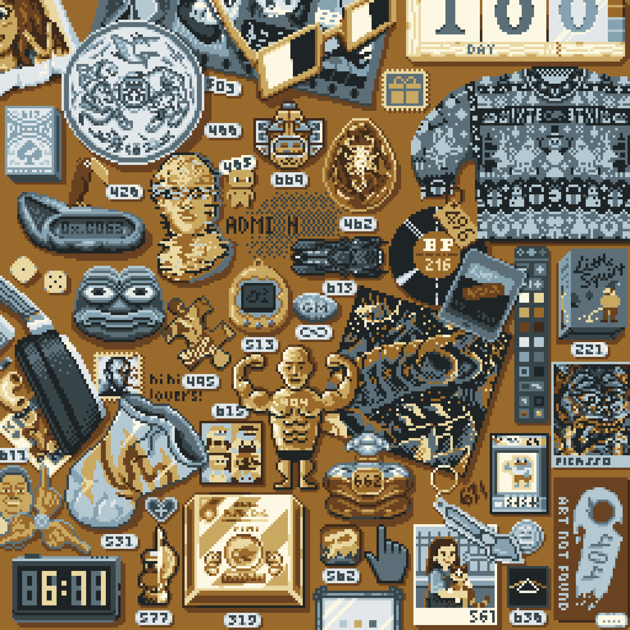 BasePaint Day #671: The BasePaint Archives