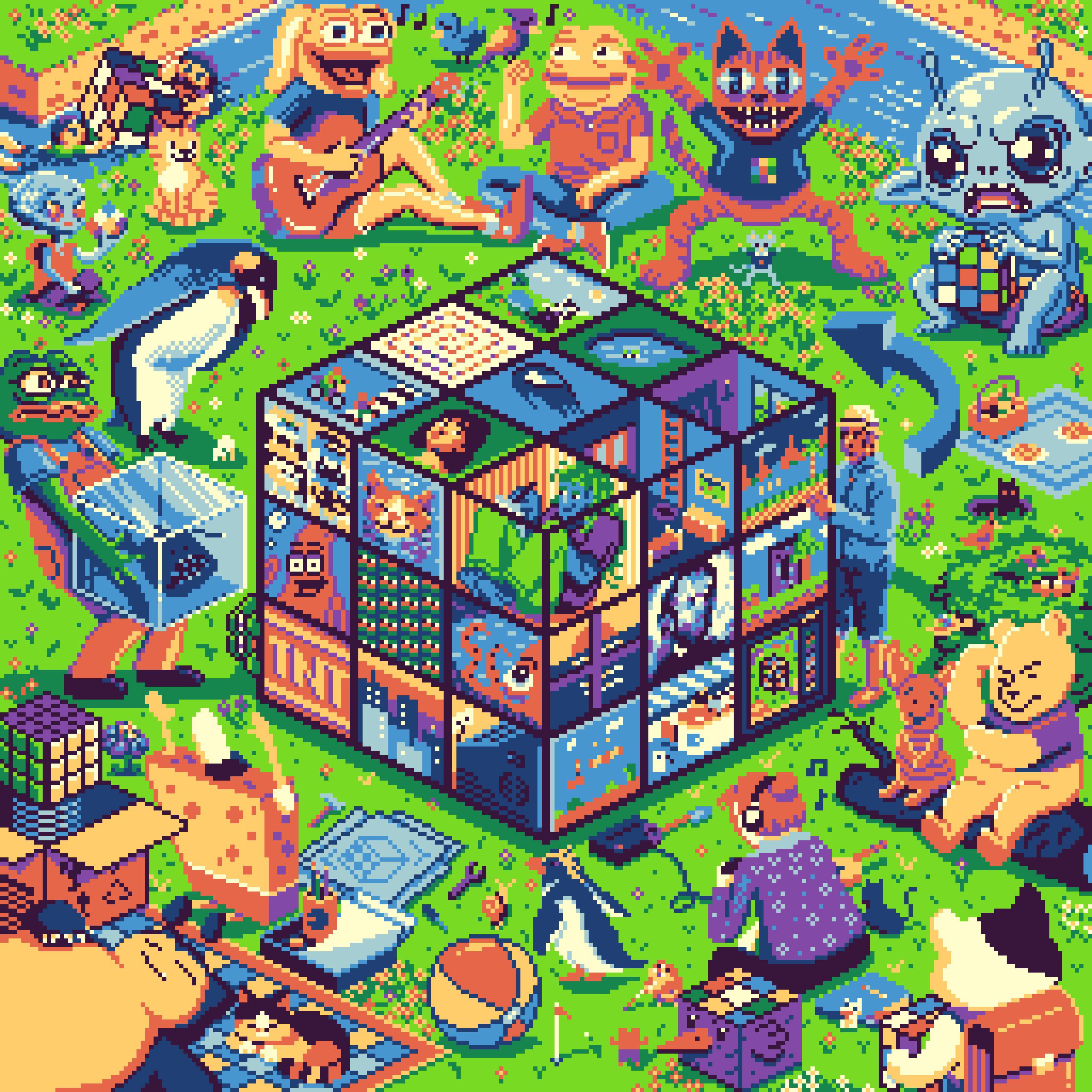 BasePaint Day #675: Puzzle Cube