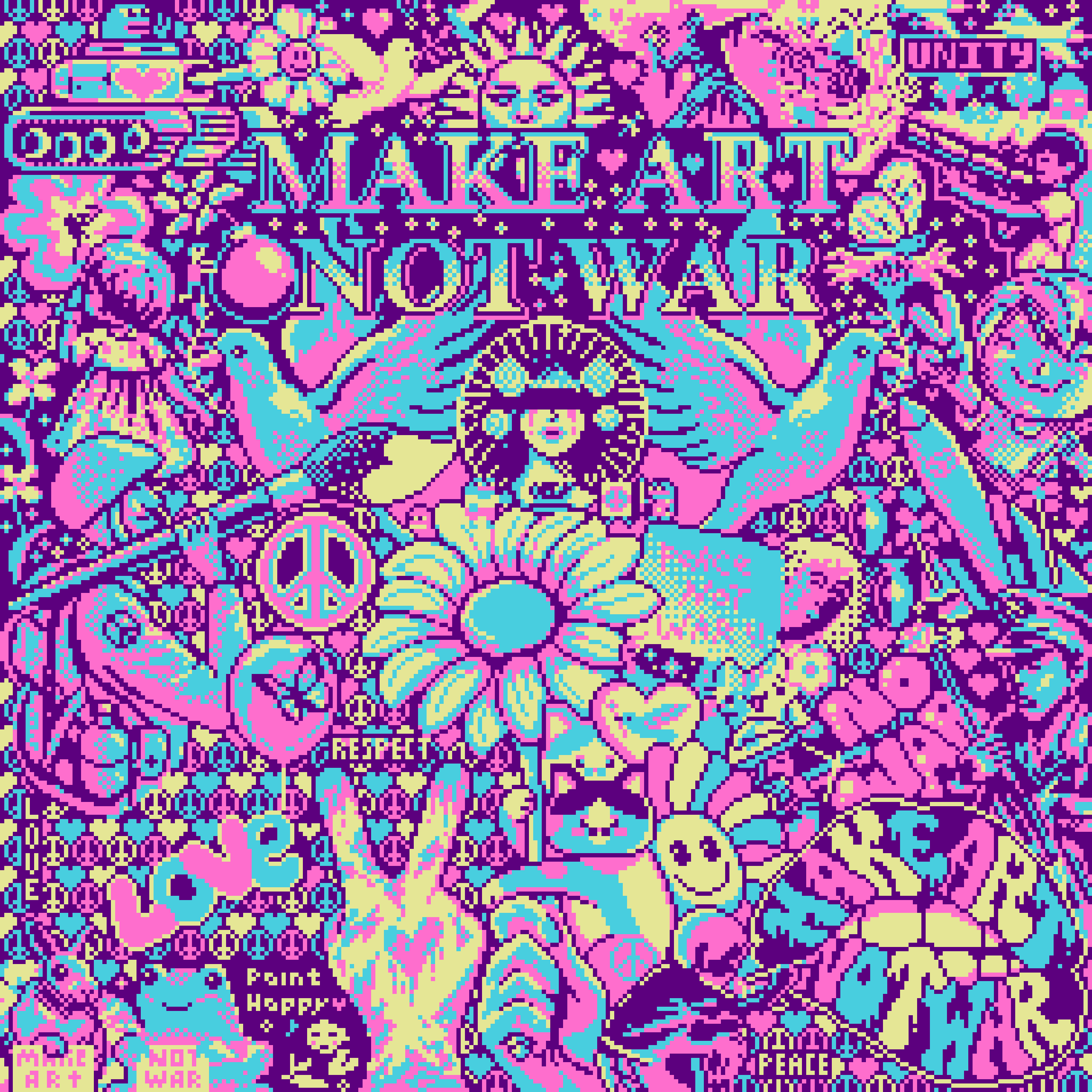 BasePaint Day #689: Make Art, Not War