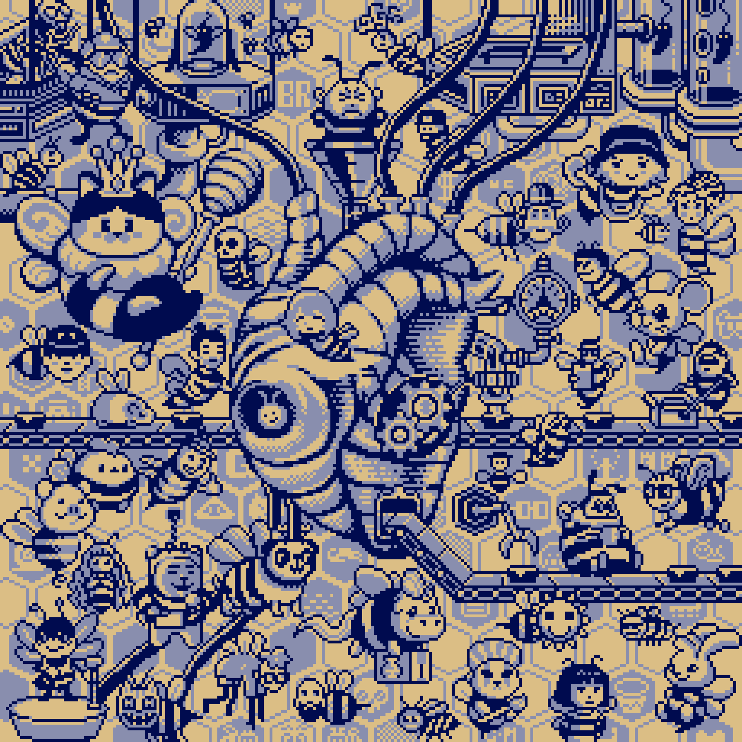 BasePaint Day #696: Bee Yourself