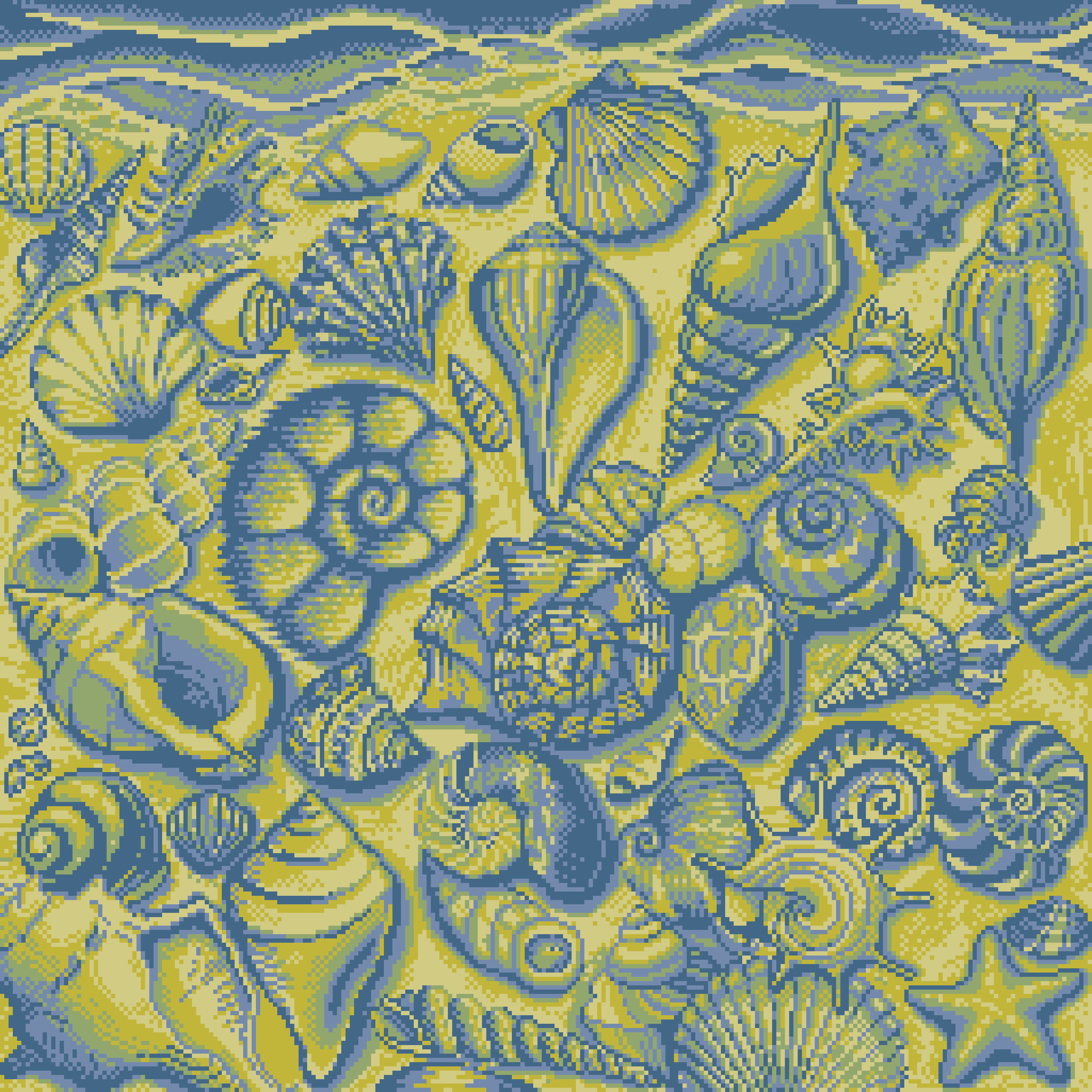 BasePaint Day #698: Seashells