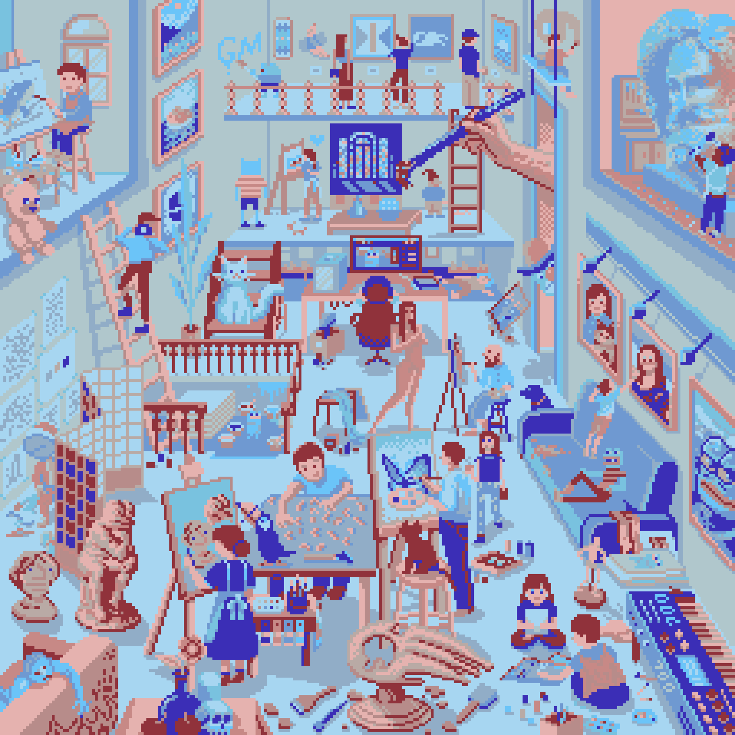 BasePaint Day #700: BasePaint Artist Studio