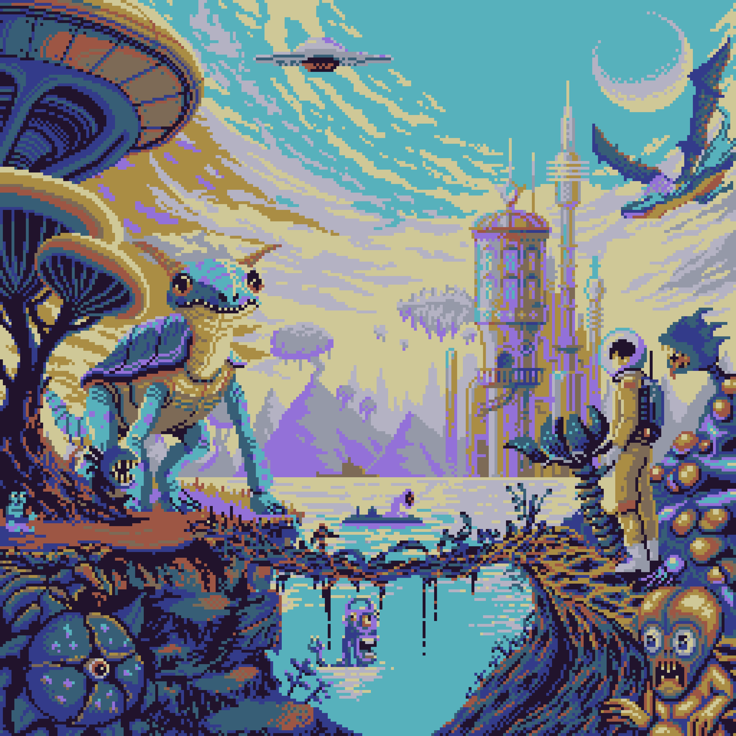 BasePaint Day #712: Adventure on the Hazardous Planet