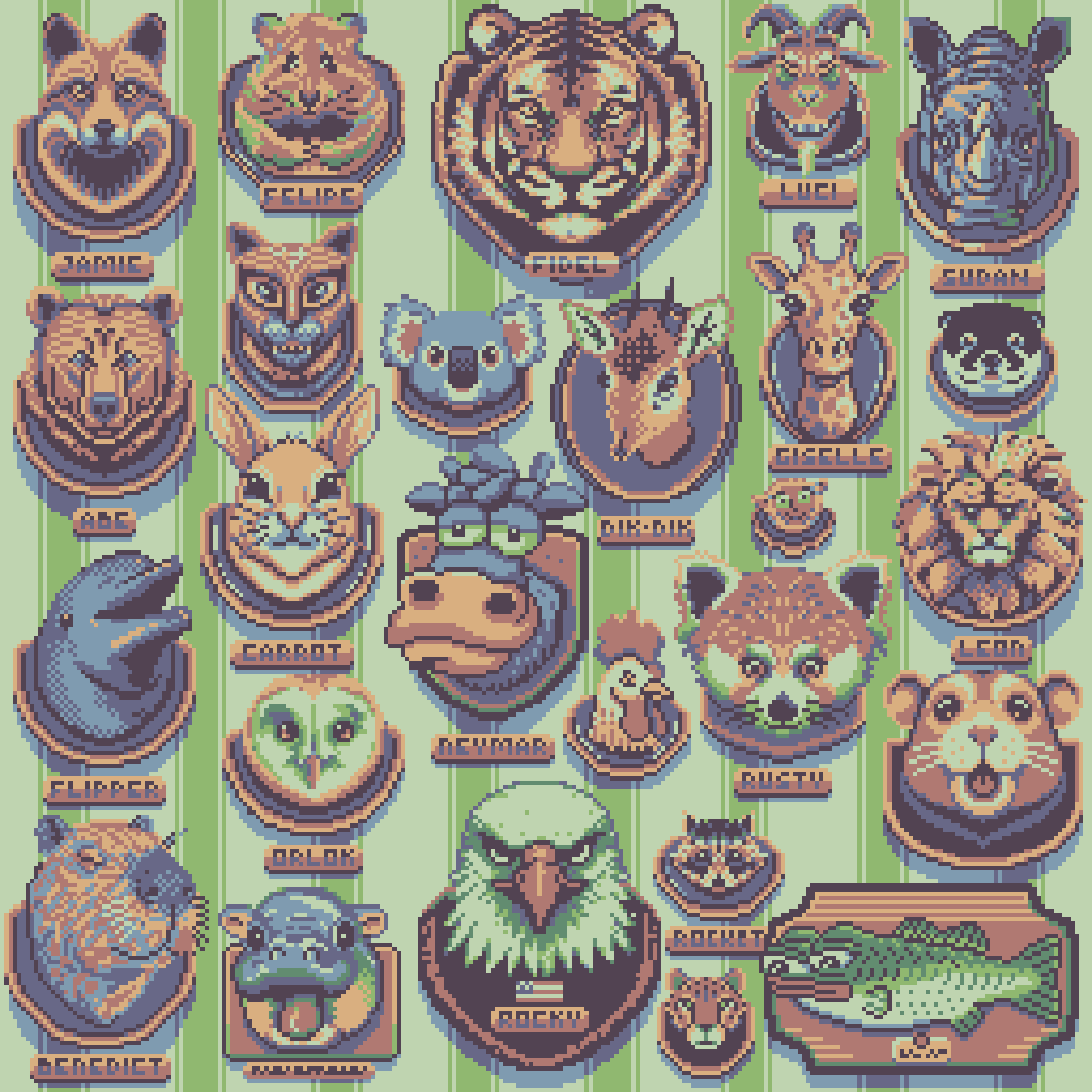 BasePaint Day #713: Wall of the Wild