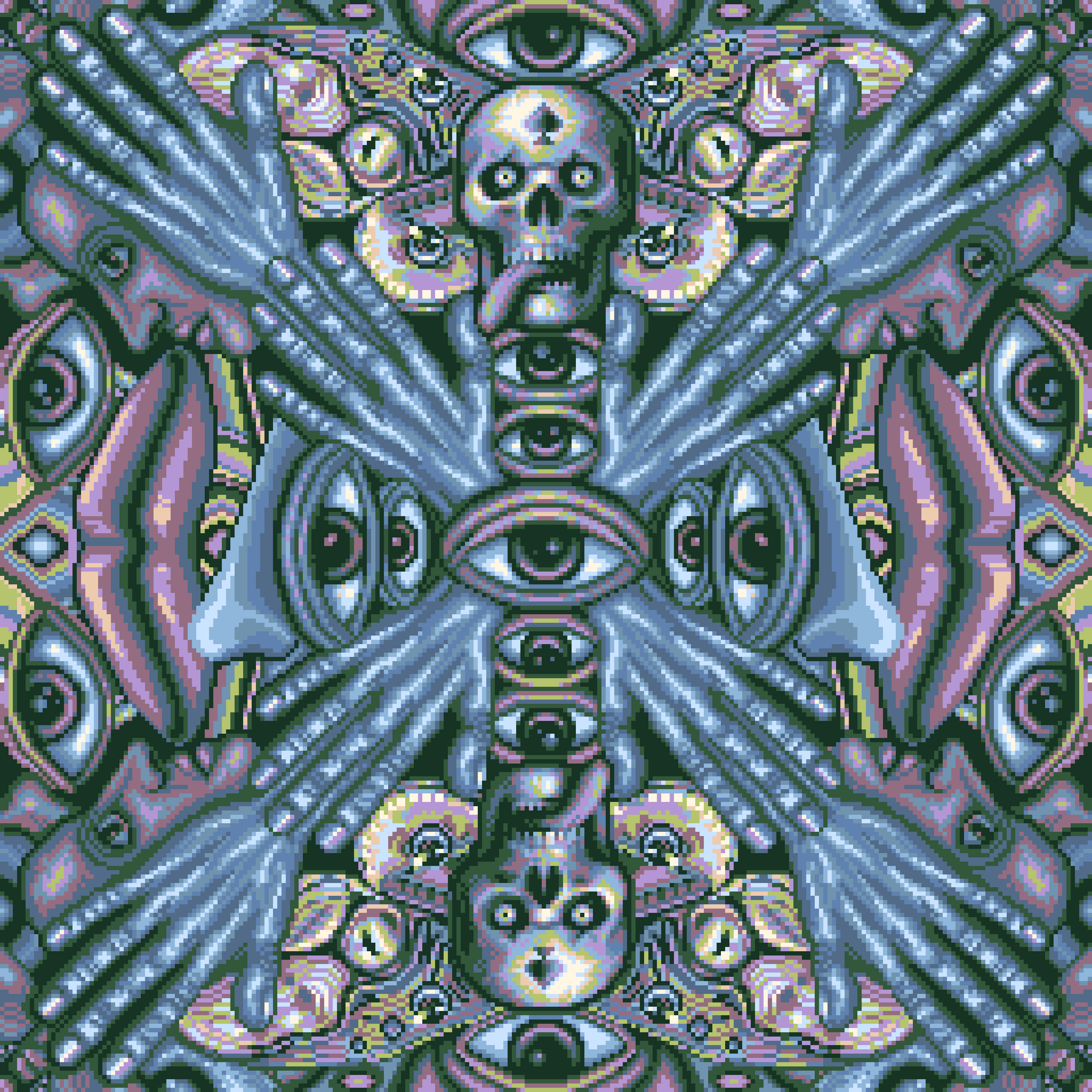 BasePaint Day #724: Kaleidoscope