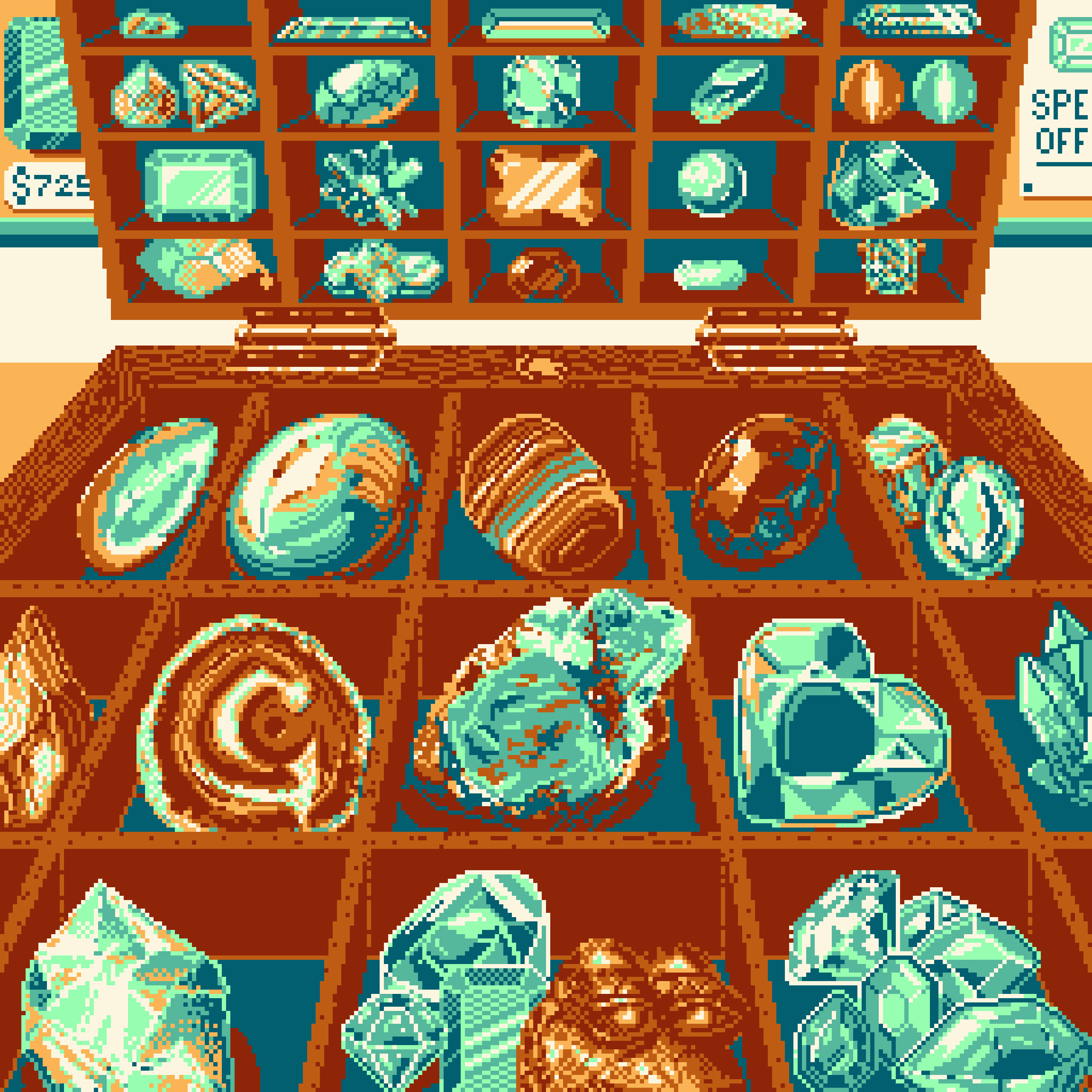 BasePaint Day #725: Gem Stones