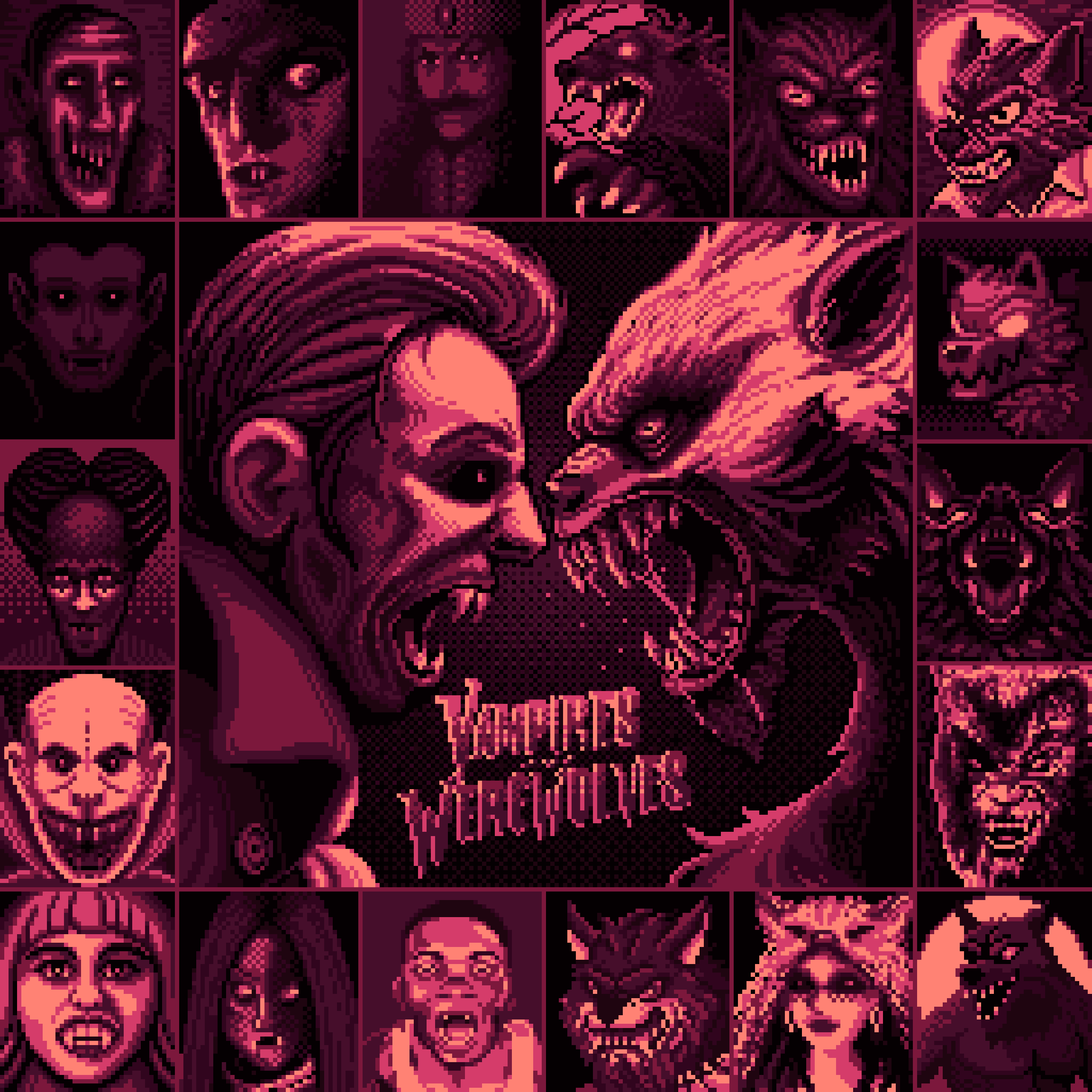 BasePaint Day #728: Vampires vs. Werewolves