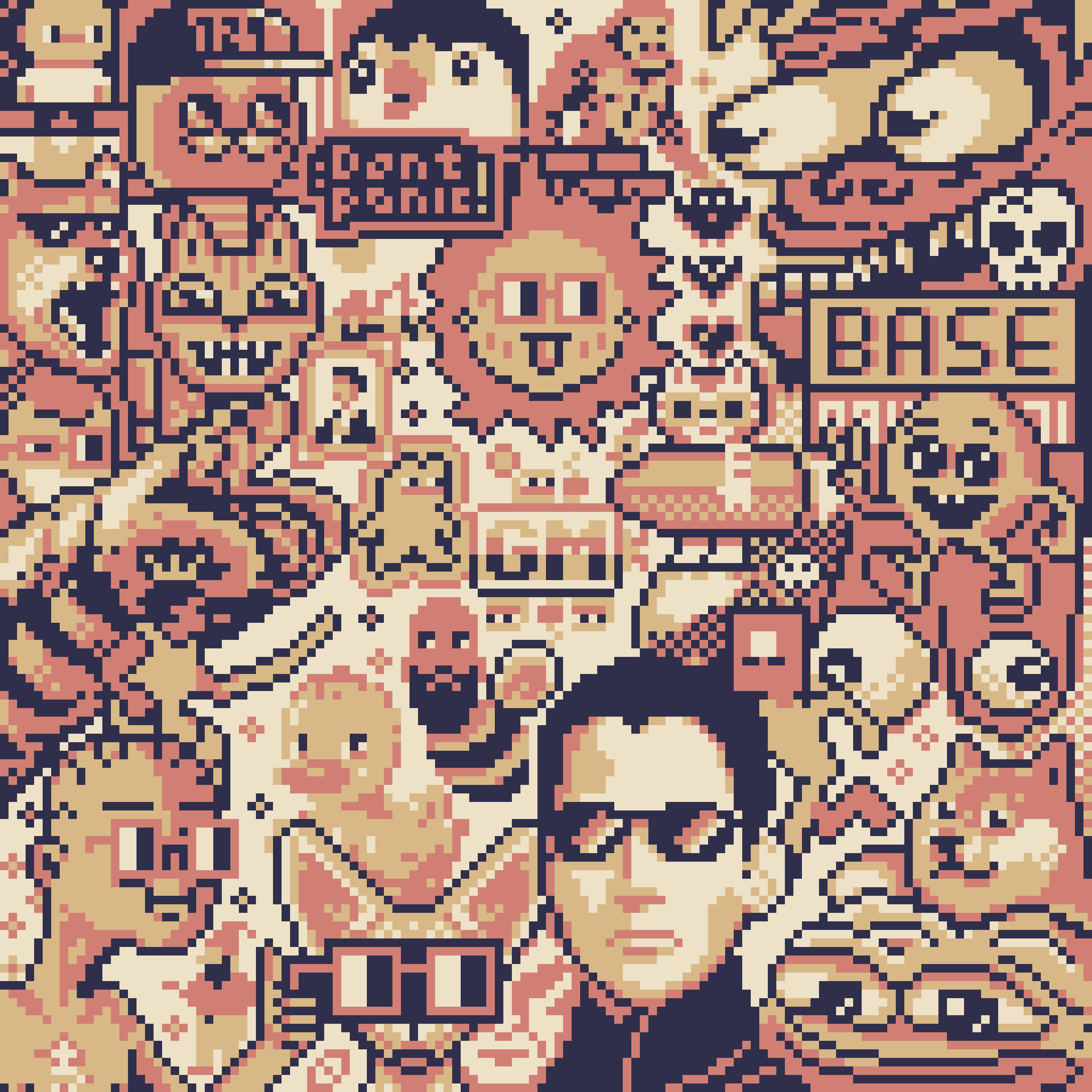 BasePaint Day #729: PSEUDO 128