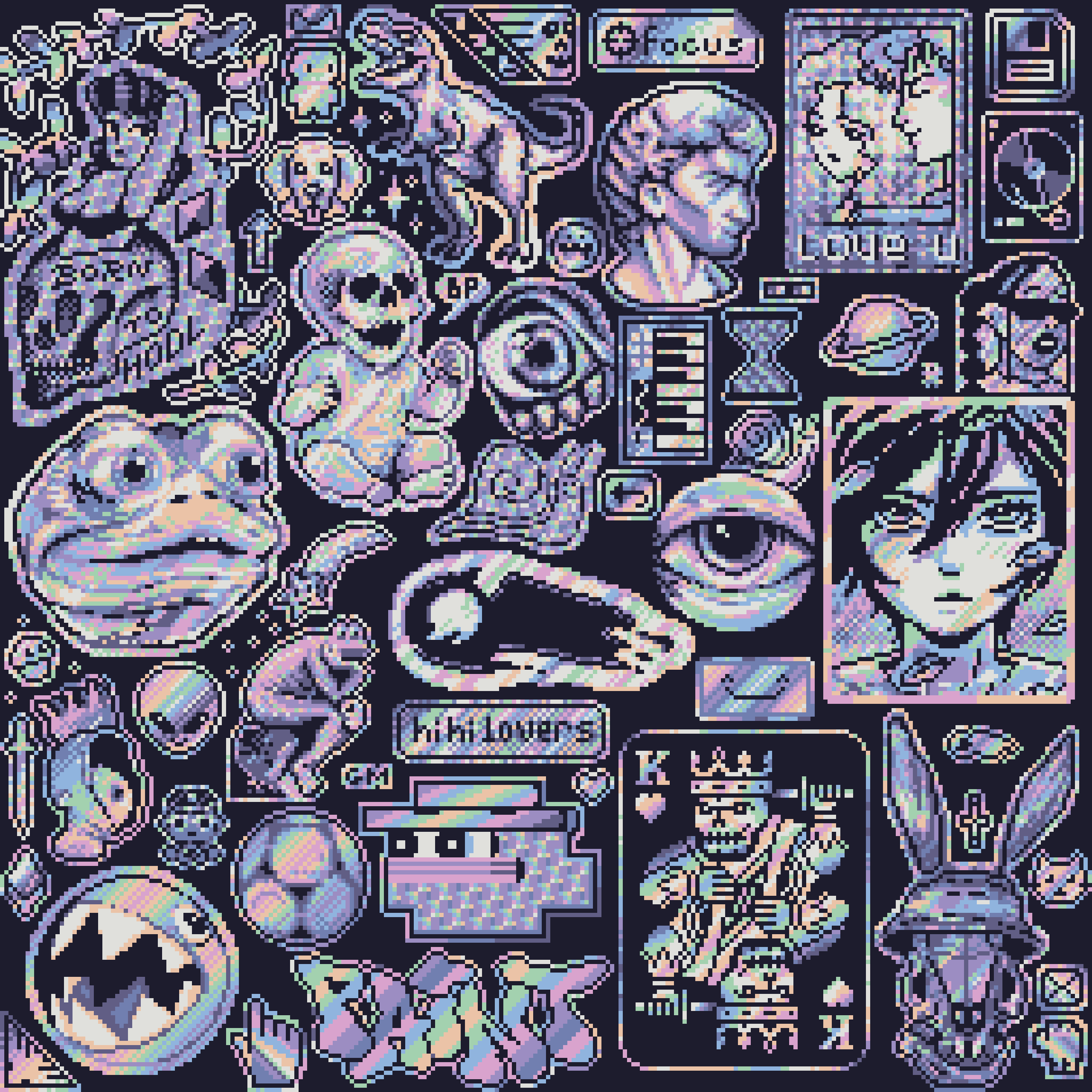 BasePaint Day #736: Holographic