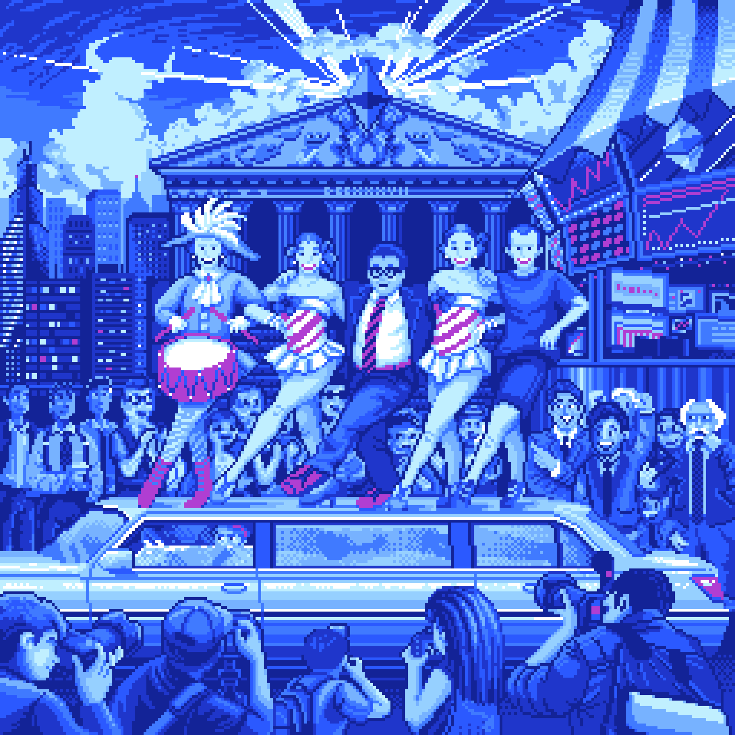 BasePaint Day #737: Tom Lee: The ETH Whisperer