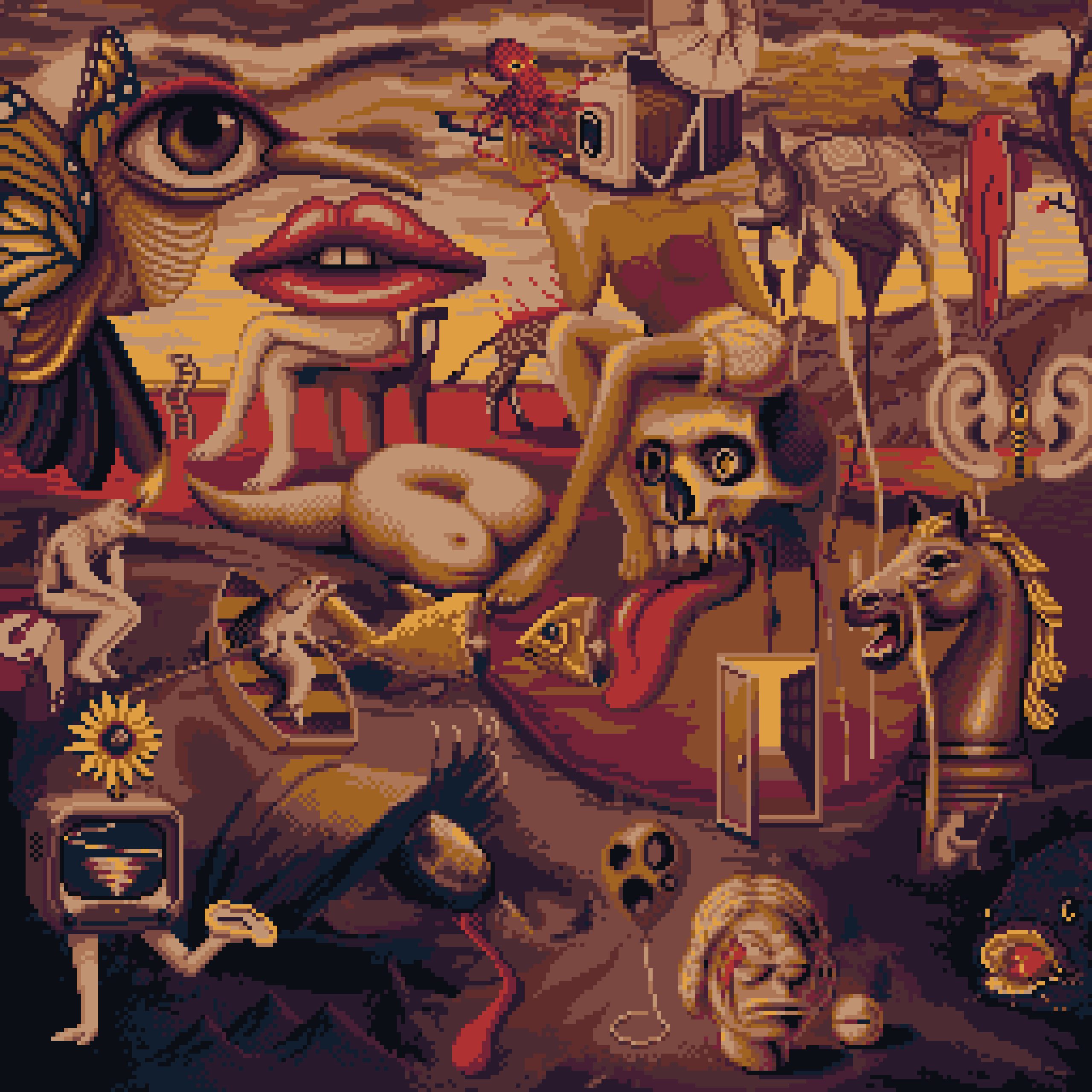 BasePaint Day #741: Surrealism