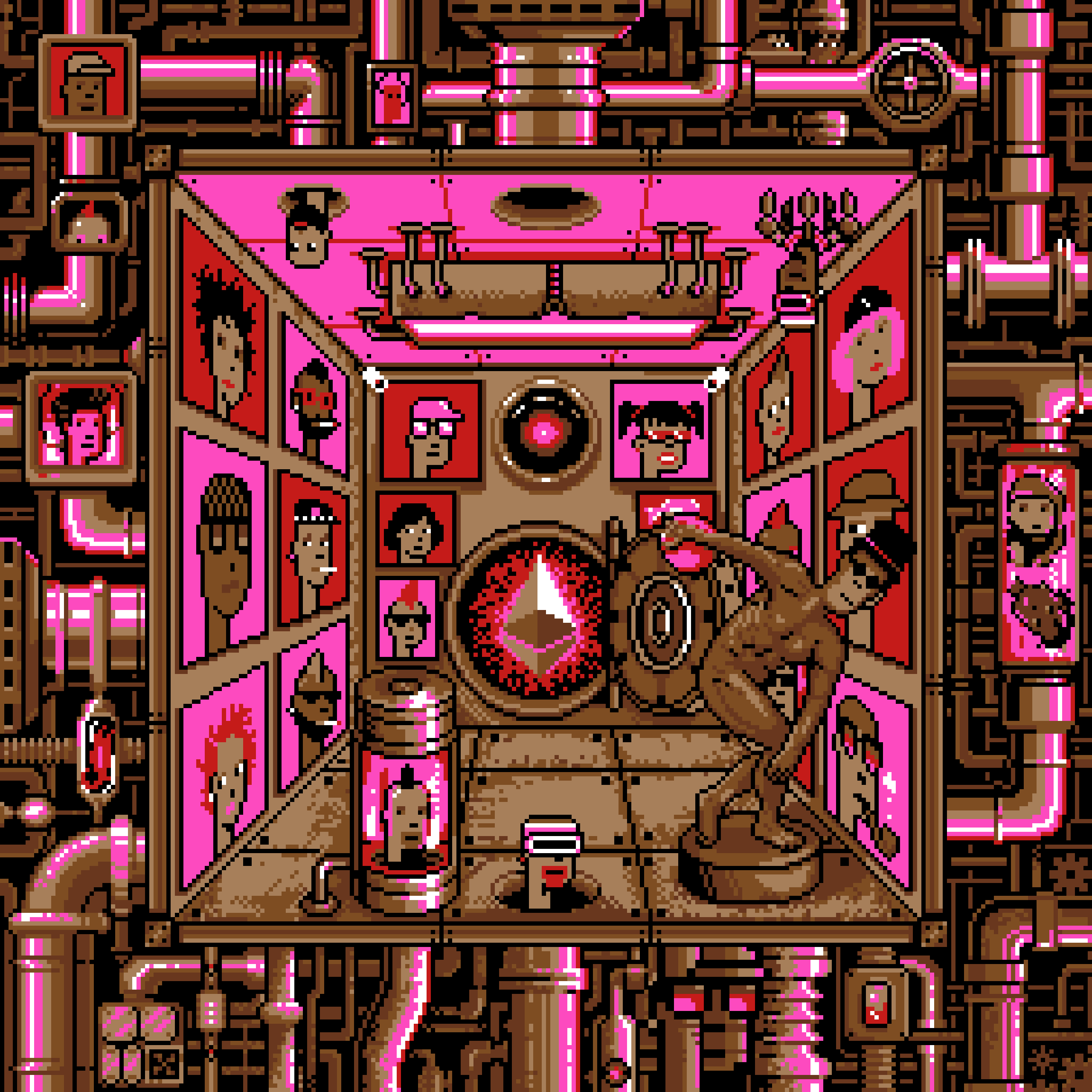 BasePaint Day #773: PunkStrategy