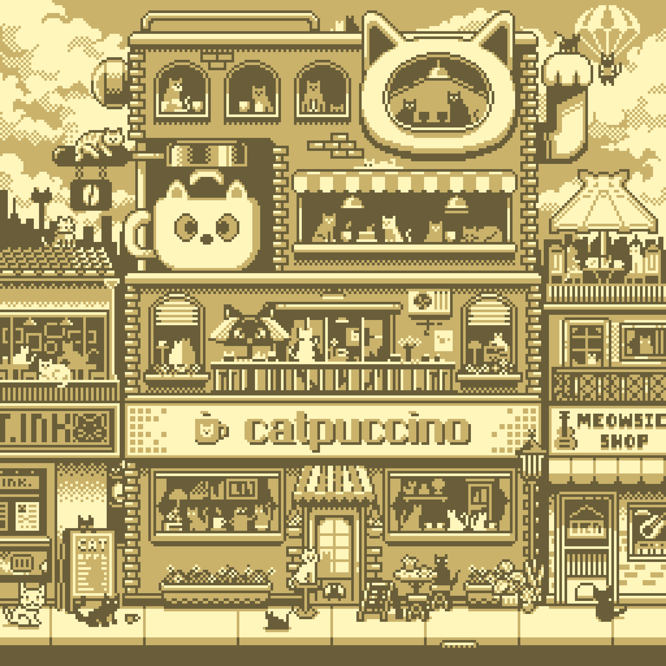 BasePaint Day #799: Catpuccino